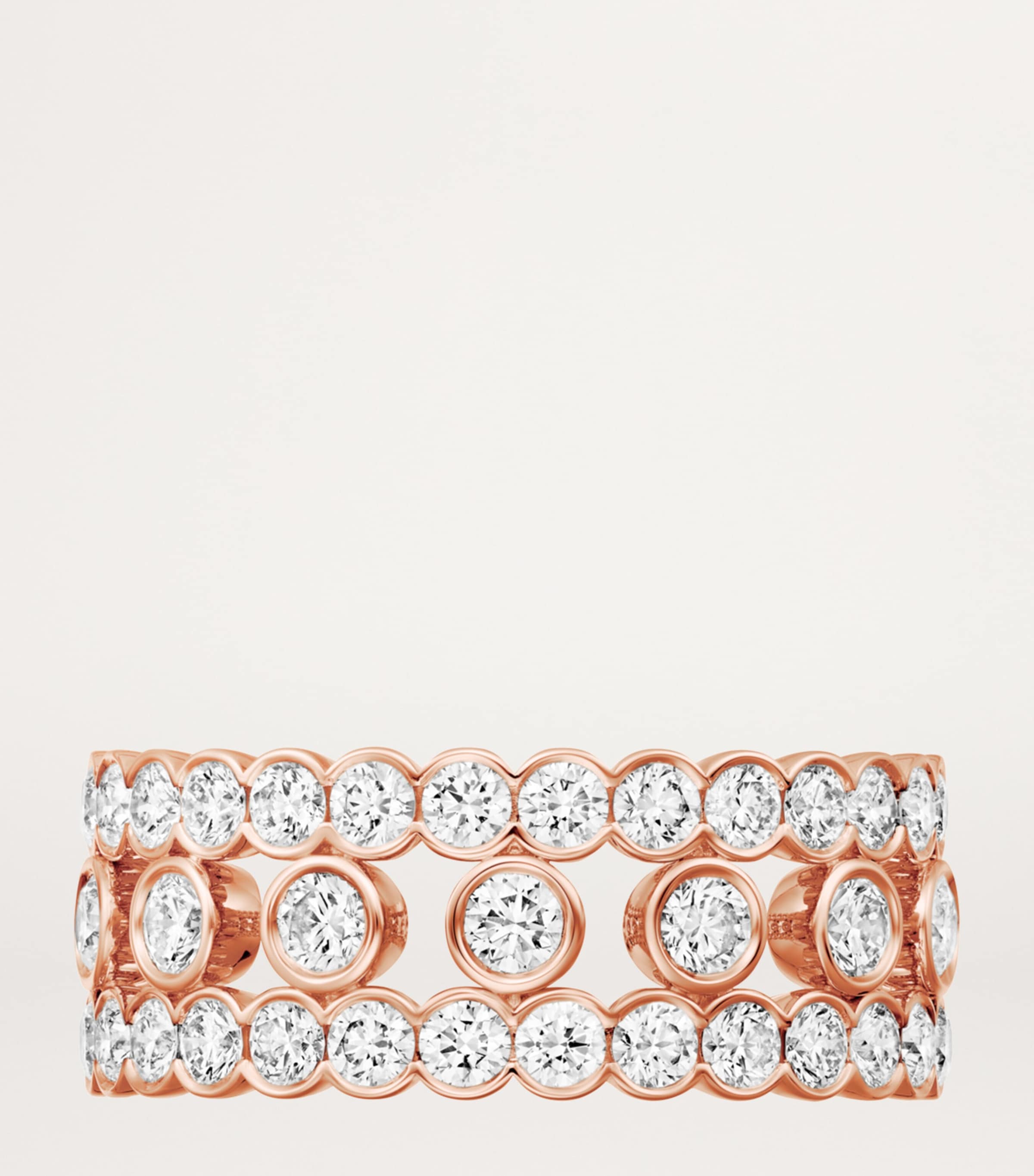 Cartier Rose Gold and Diamond Broderie de Cartier Ring Rose Gold Image 6