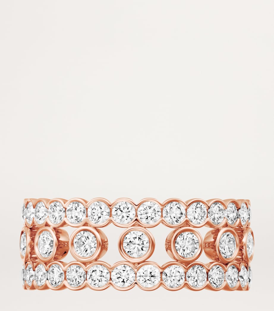 Cartier Rose Gold and Diamond Broderie de Cartier Ring Rose Gold Image 6