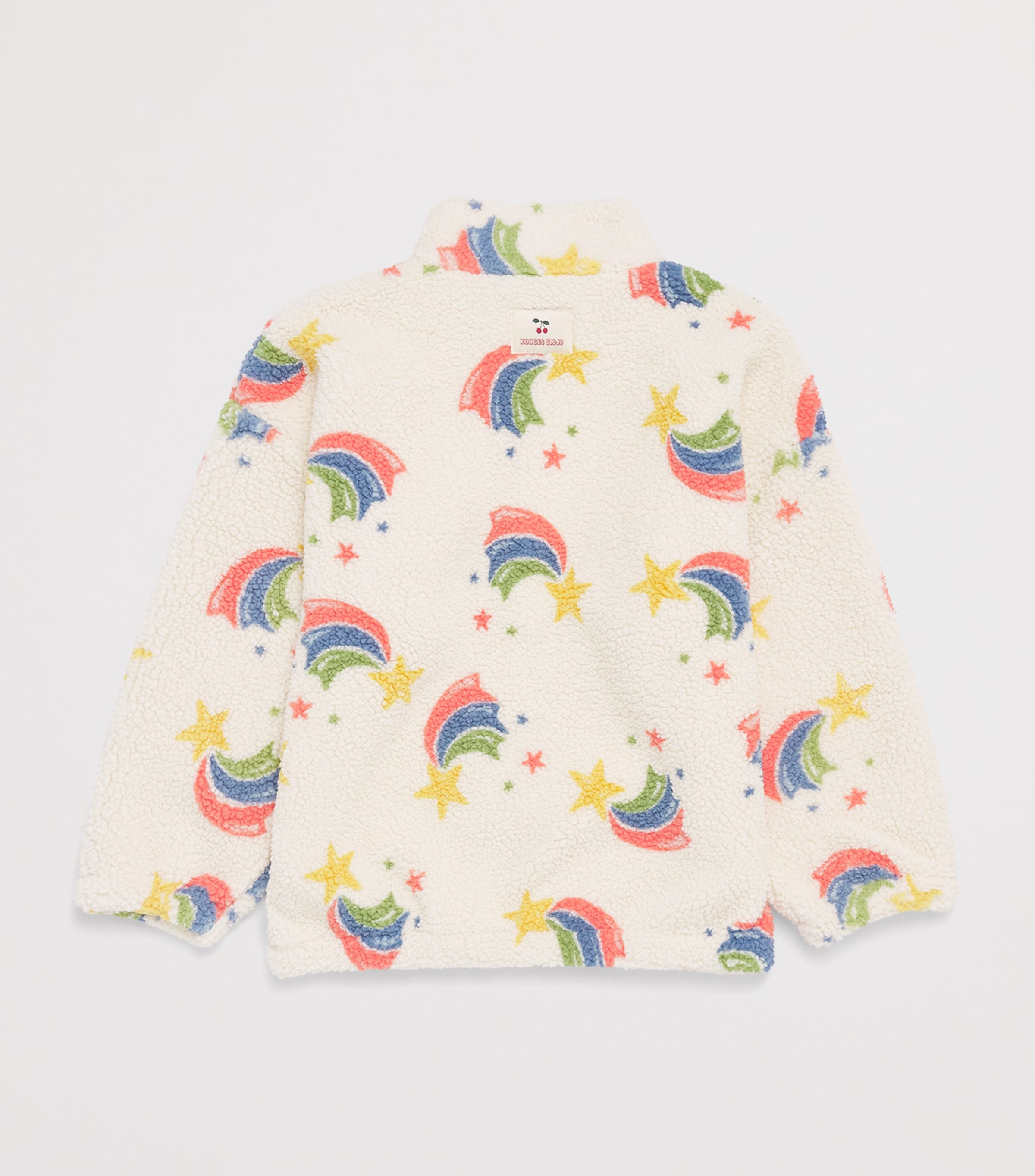 KONGES SLOJD Fleece Jody Teddy Half-Zip Jacket (9 Months-10 Years) Star Image 2