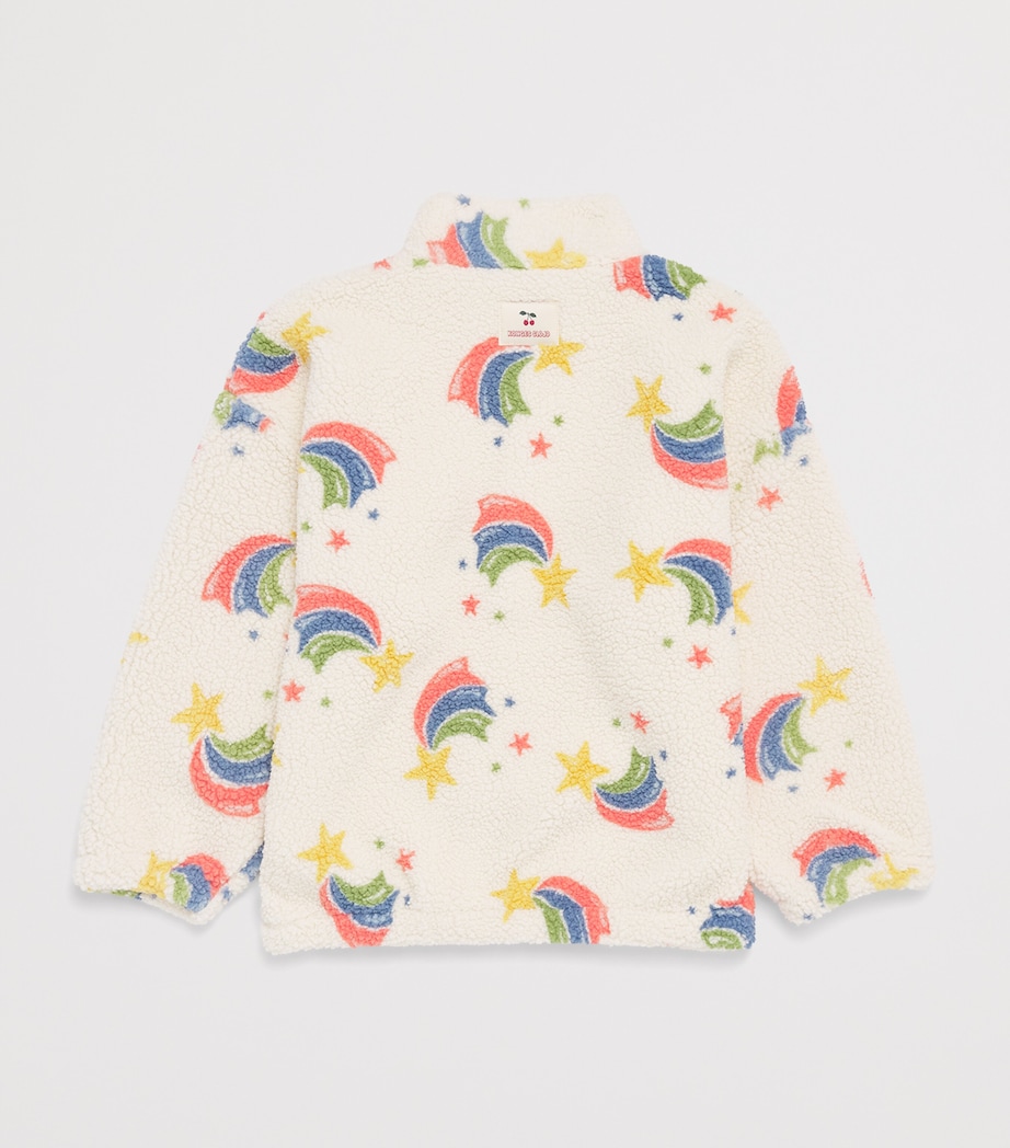 KONGES SLOJD Fleece Jody Teddy Half-Zip Jacket (9 Months-10 Years) Star Image 2