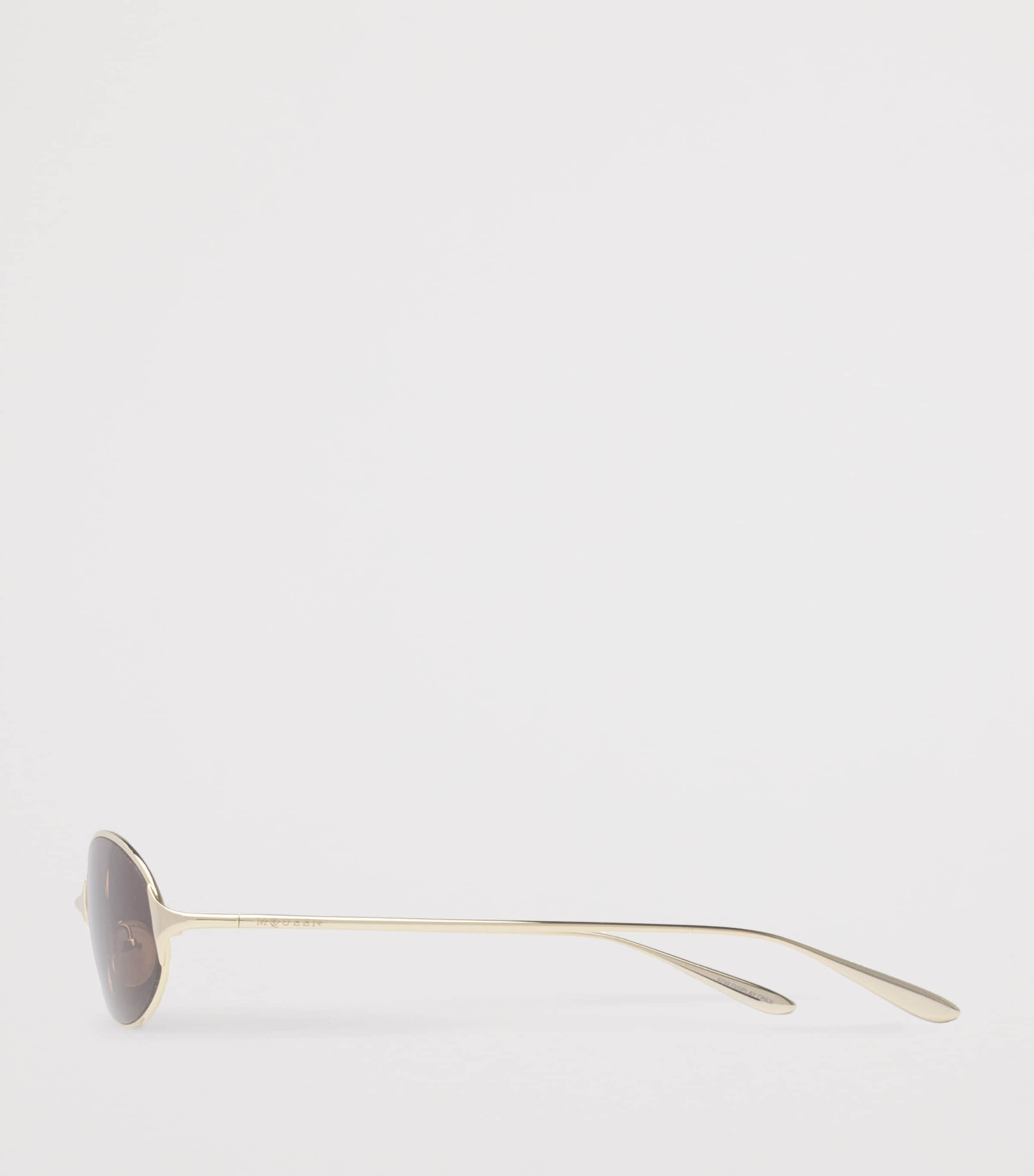 McQueen Metal Sunglasses Image 3