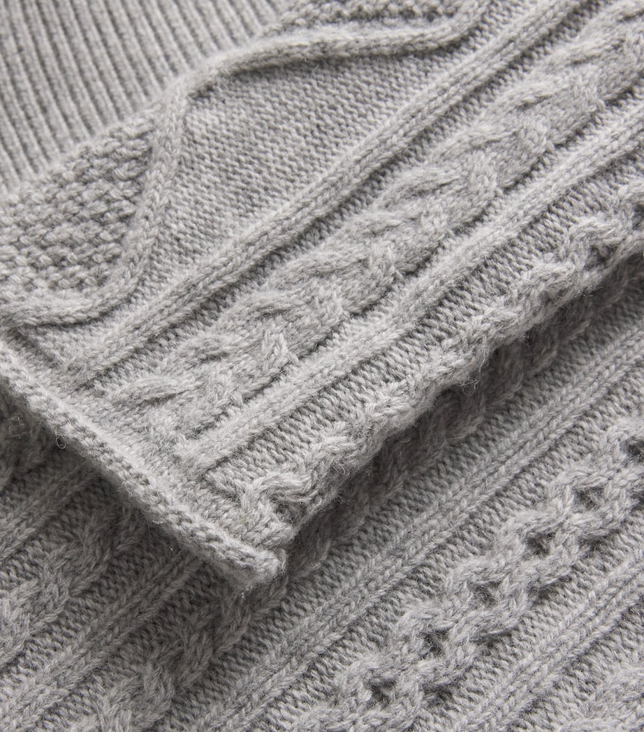 Wool-Blend Rollneck Sweater HEATHER GREY Image 5