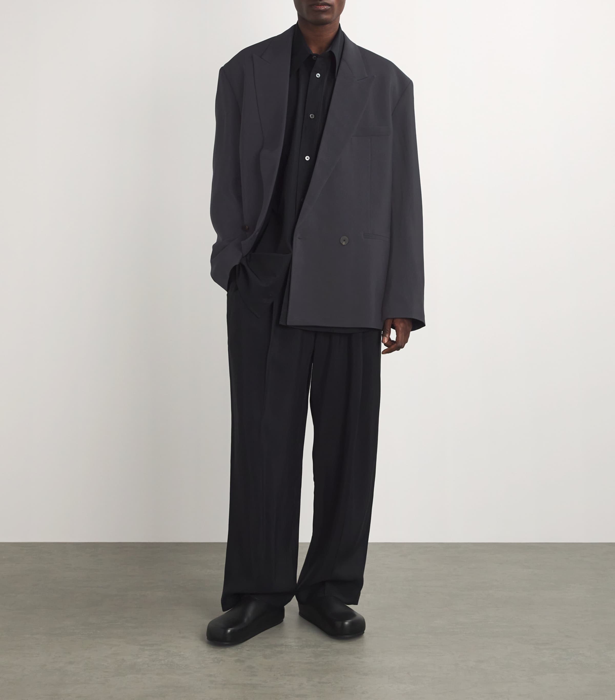 Oversized Daburu Blazer DARKEST NAVY Image 2