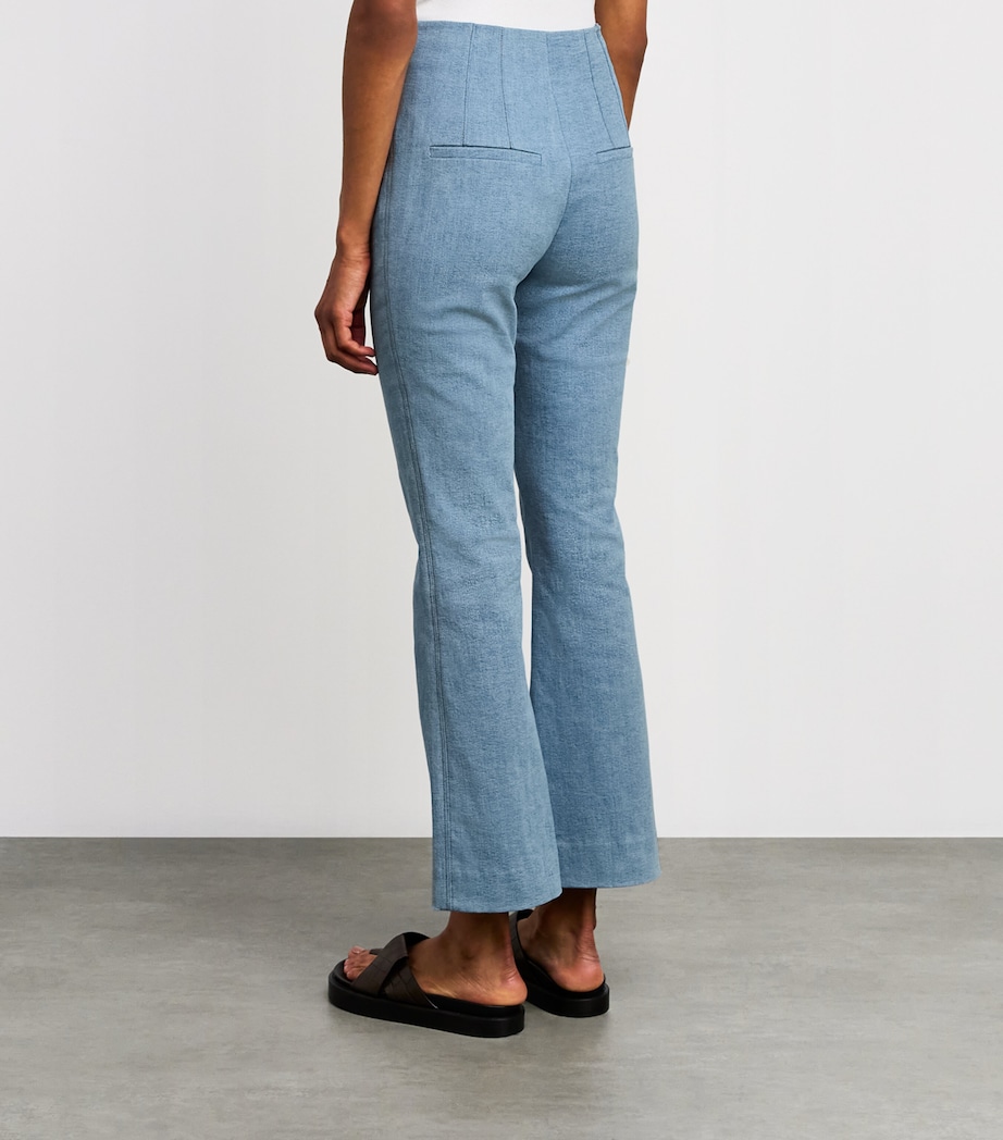 Flared Hawthorne Trousers B1120 BLUE MIRAGE Image 4