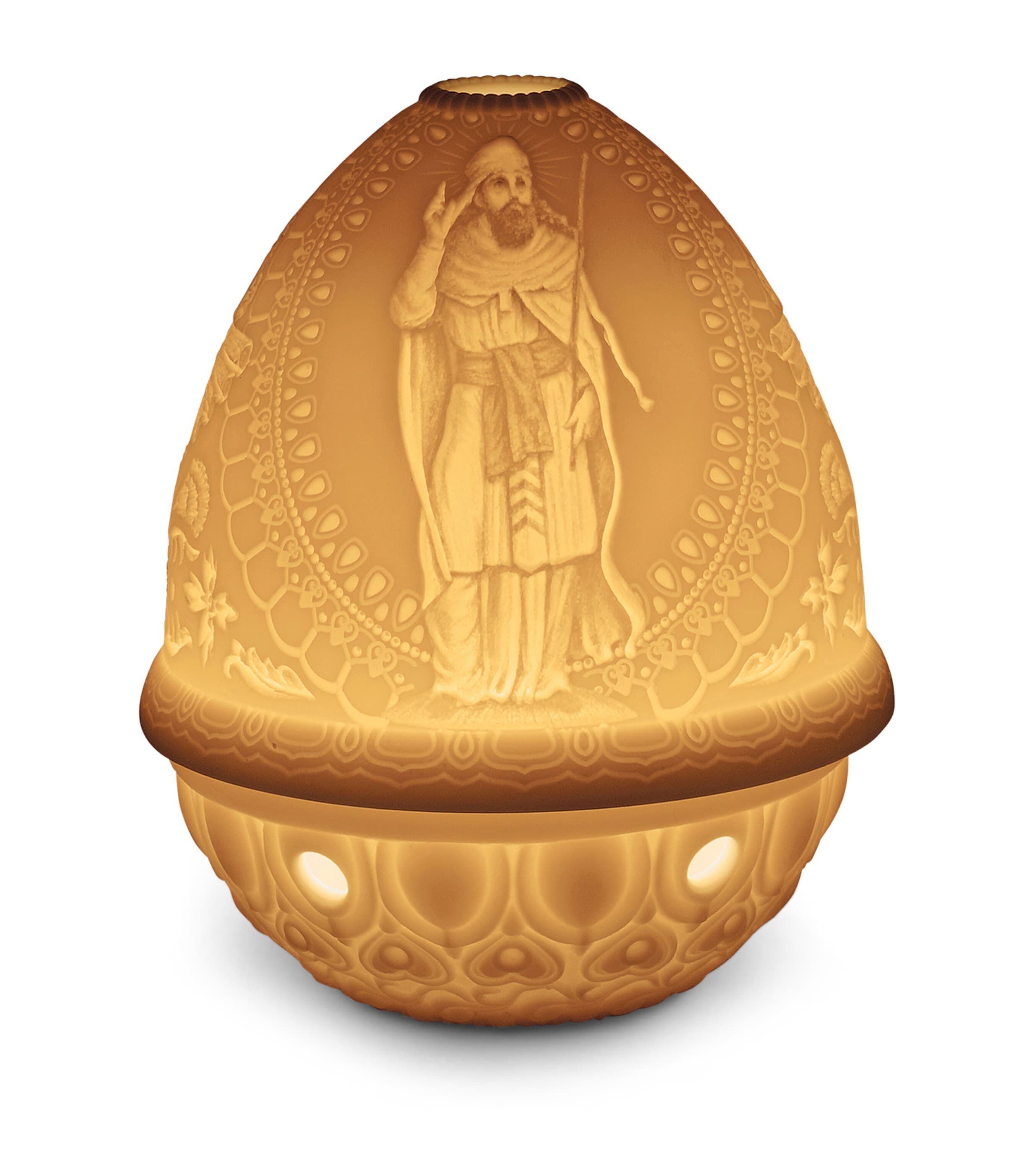 Lladró Zarathustra Lithopane Votive Light White Image 1