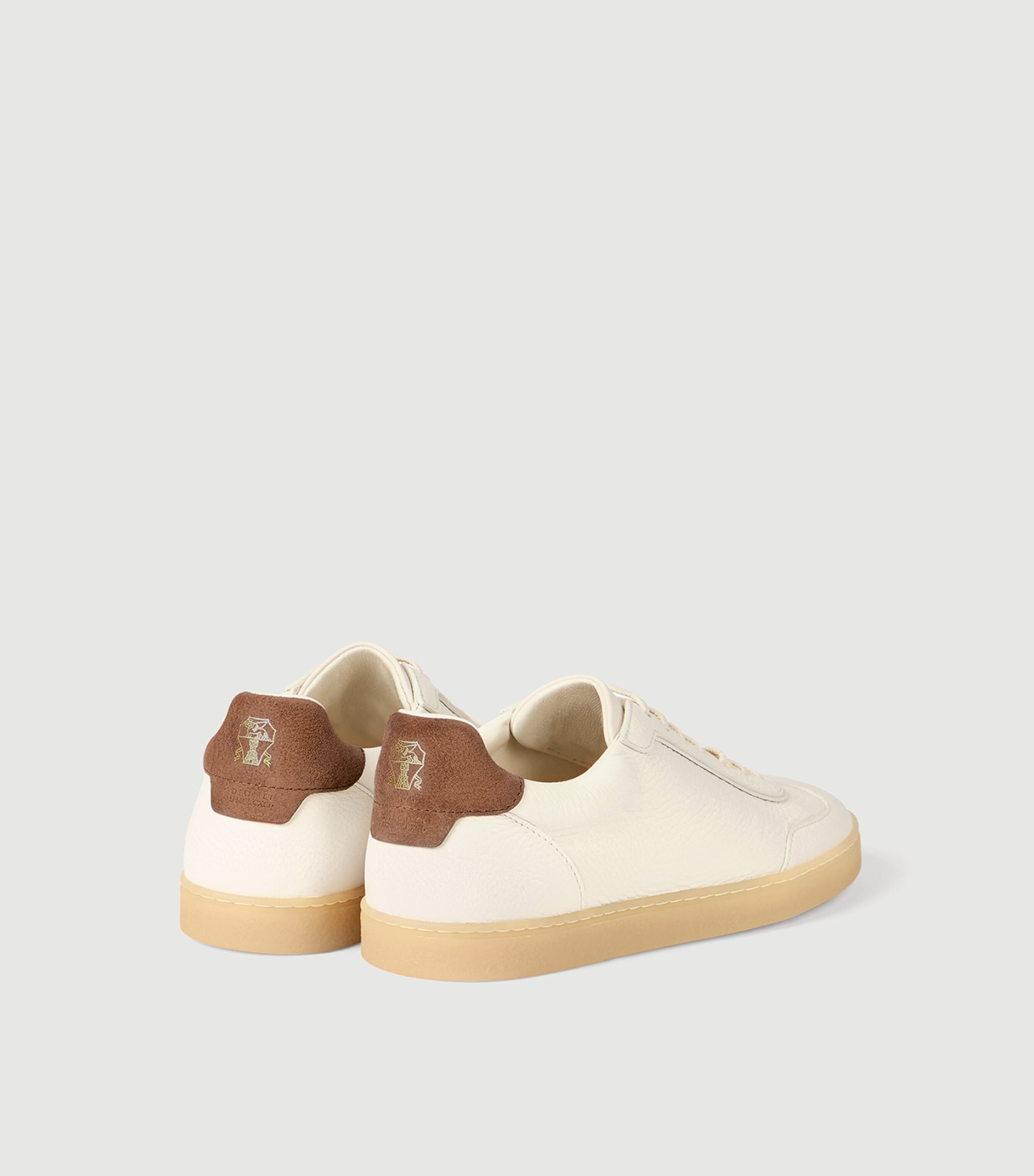 Brunello Cucinelli Leather Low-Top Sneakers Image 3