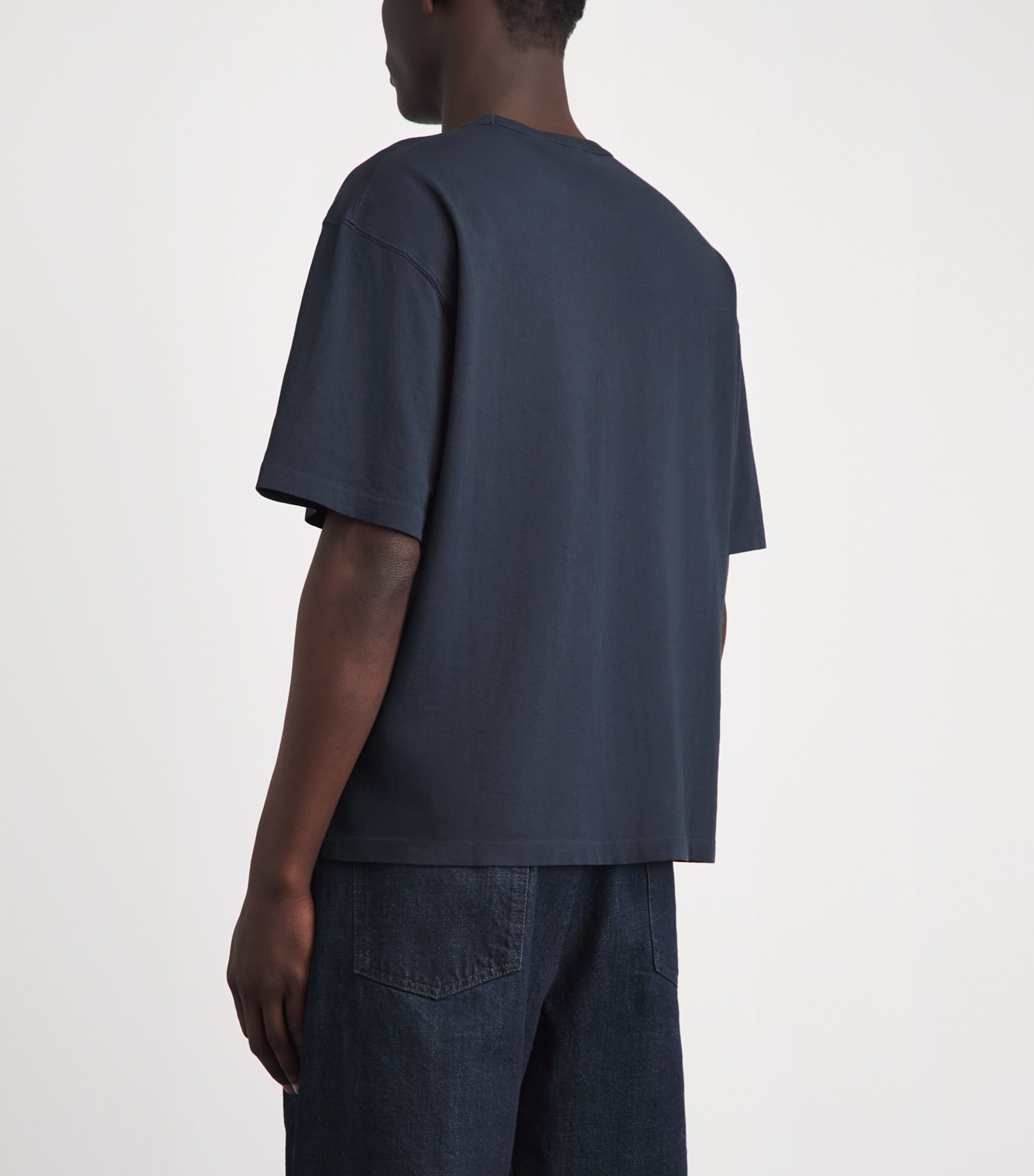 Stone Island Mens Organic Cotton Logo T-Shirt Image 5