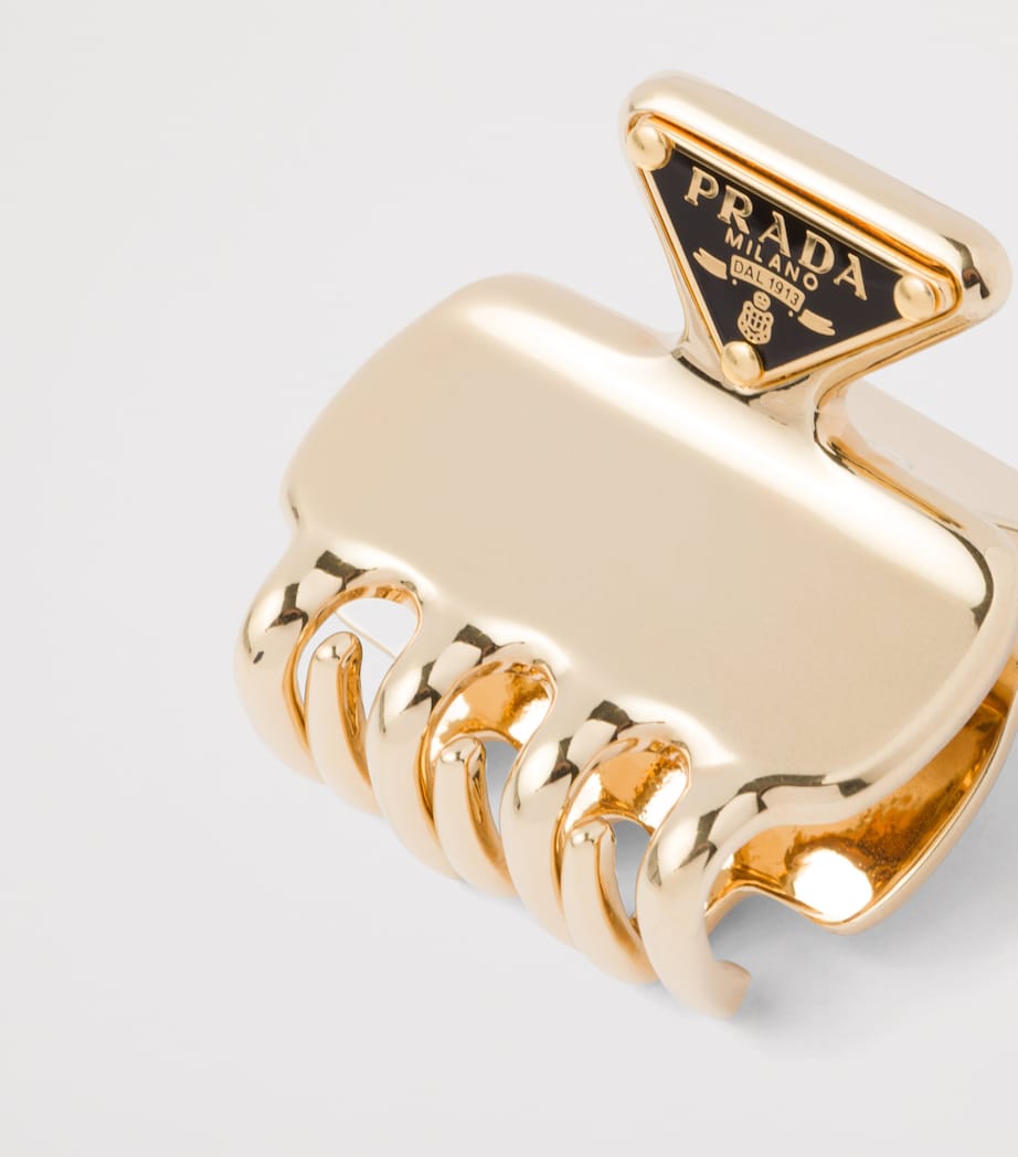 Prada Metal Triangle Hair Clip Image 2