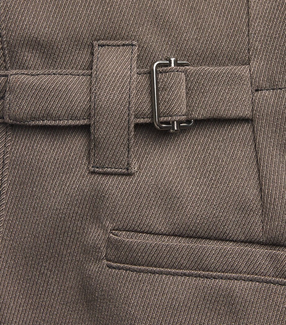 Paul Smith Mens Wool Pleated Trousers Image 6