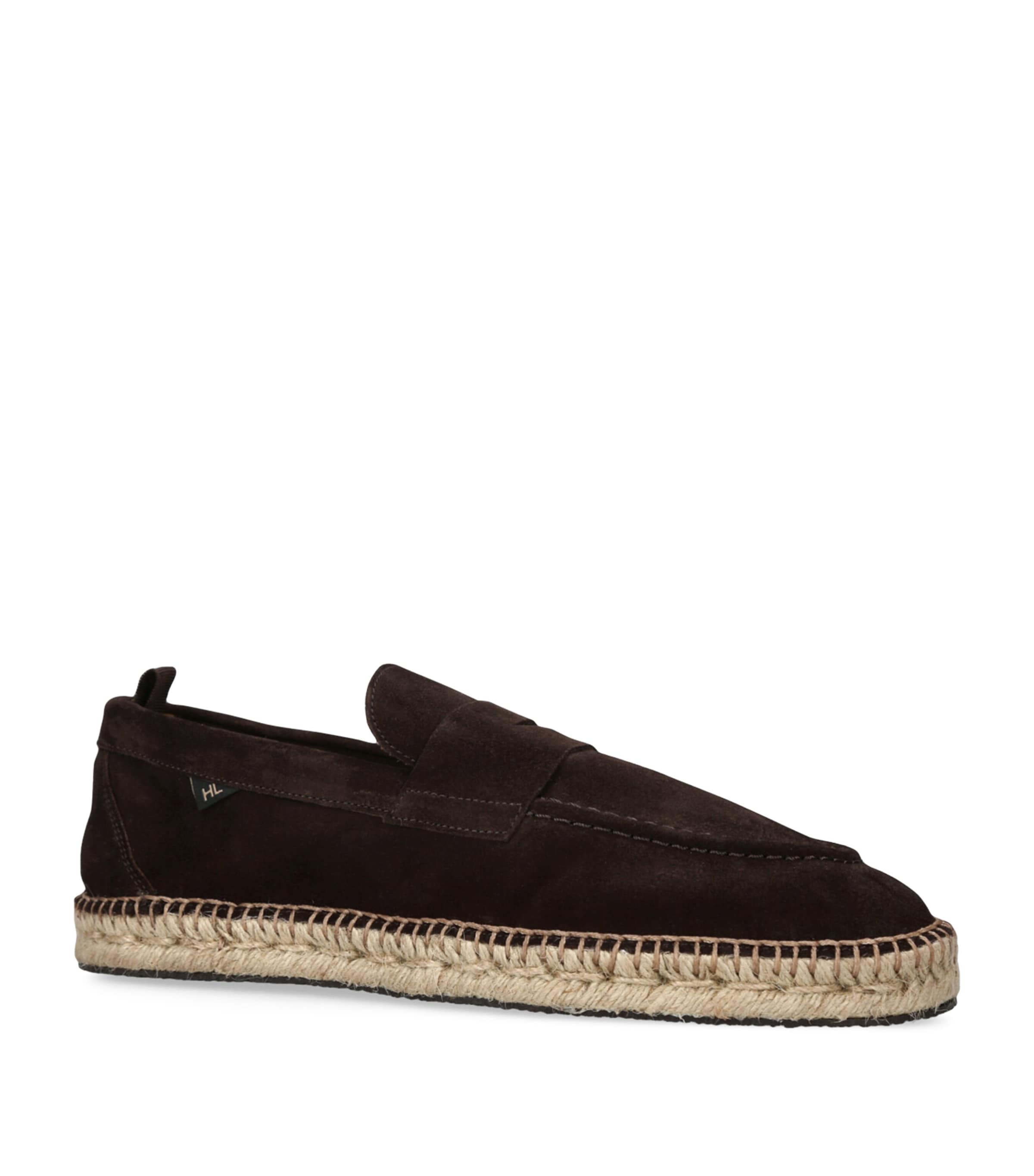 Suede Riviera Espadrille Loafers DARK BROWN Image 3