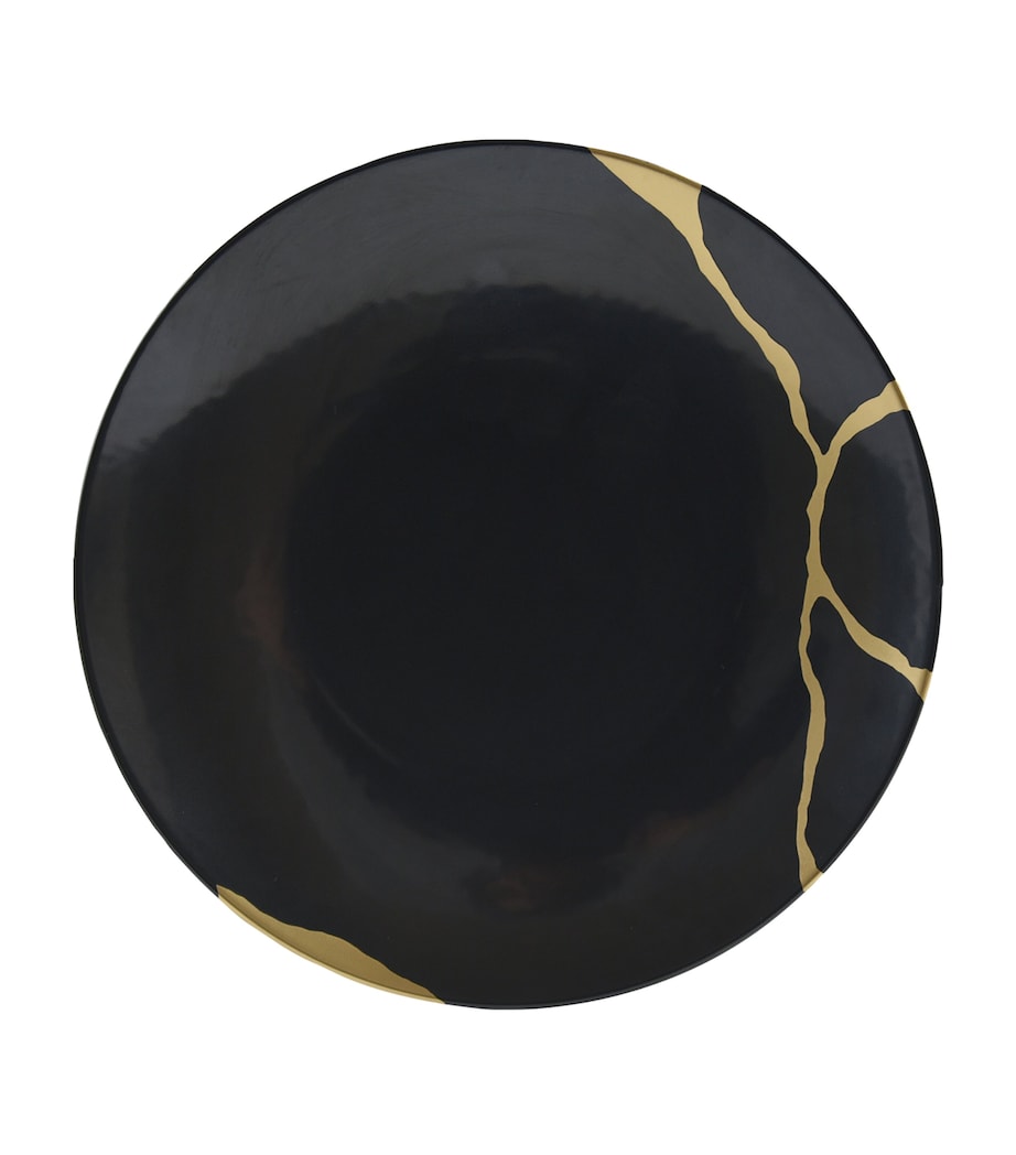 Bernardaud Kintsugi Charbon Dessert Plate (21cm) Rouge Image 1