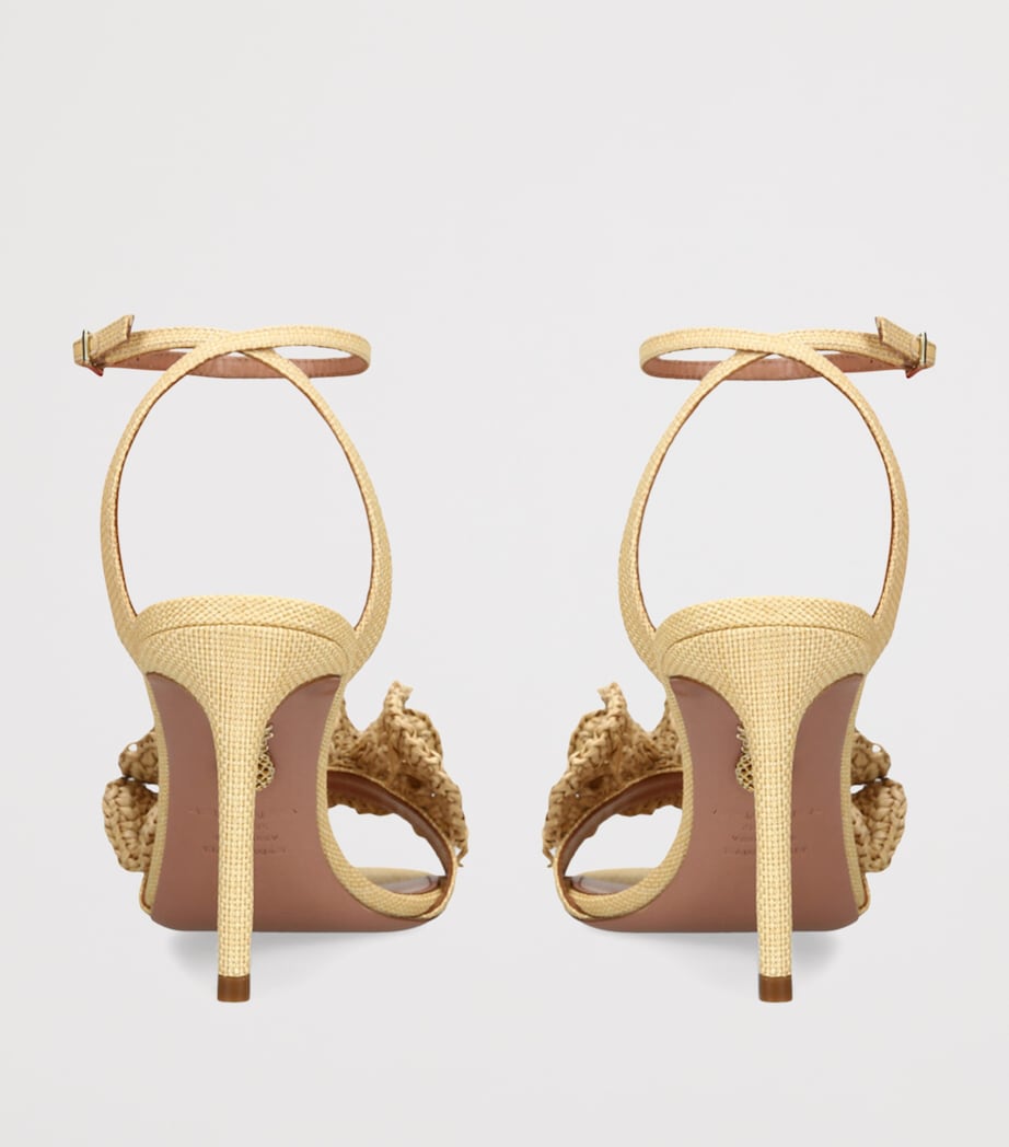 Raffia Ruffled Noches Tropicales Sandals 85 BEIGE Image 2