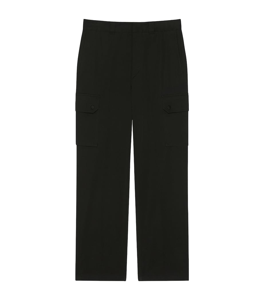 Givenchy Mens Cotton Cargo Trousers Image 1