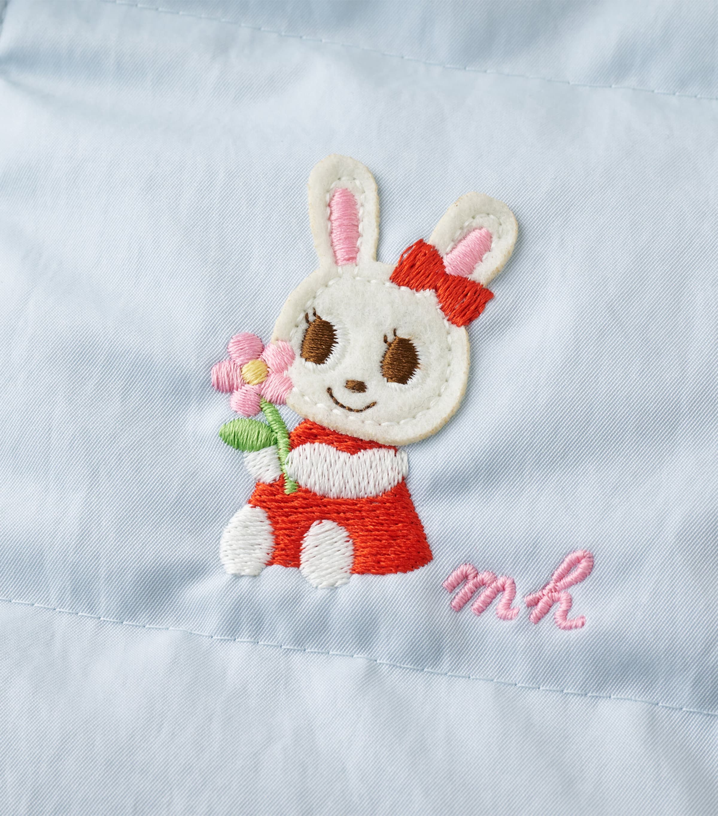 Miki House Down Embroidered Puffer Jacket (12 Months-7 Years) Image 6