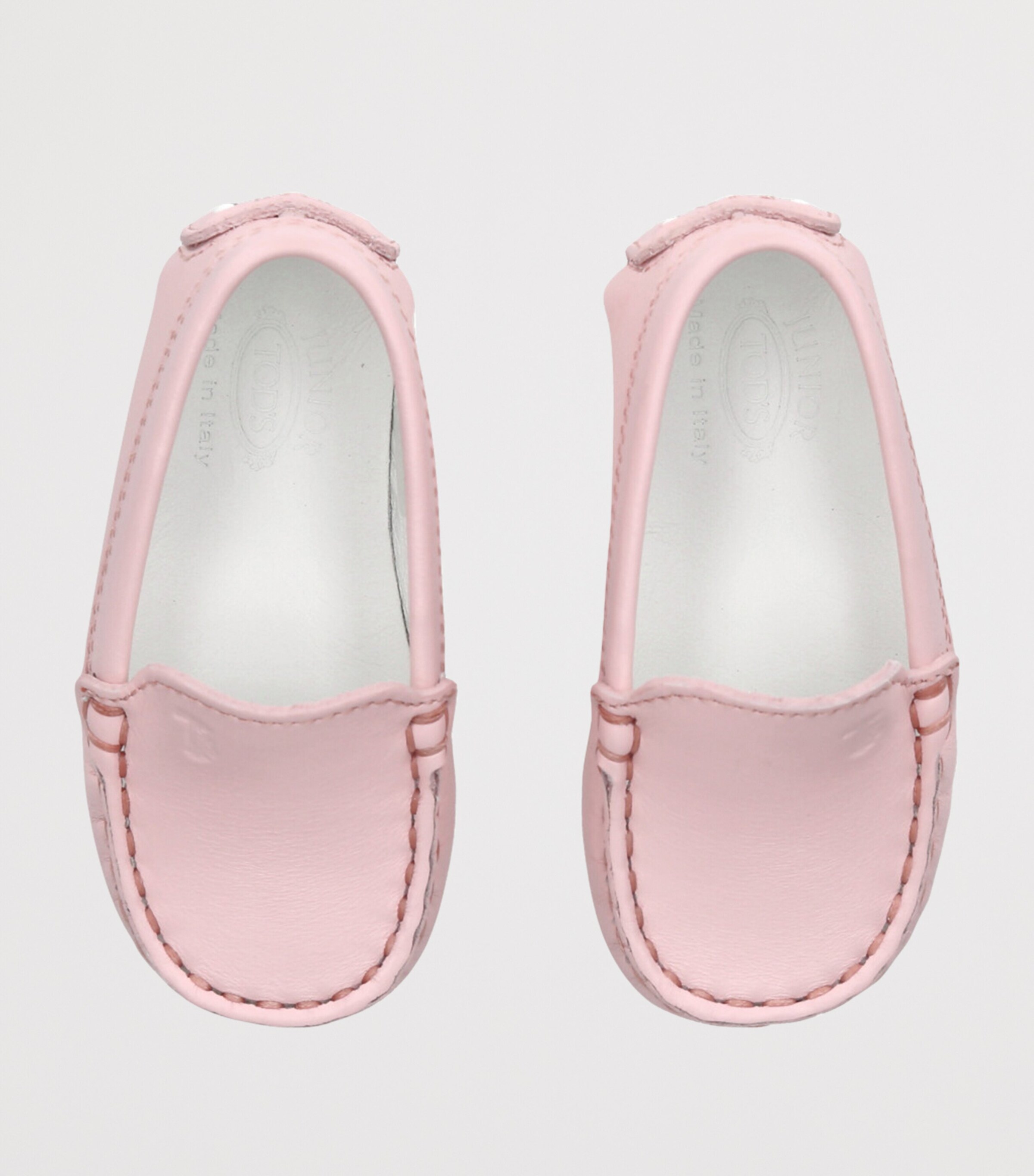 Leather Pantofola Gommini Loafers PALE PINK Image 4