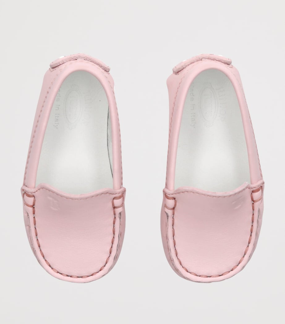 Leather Pantofola Gommini Loafers PALE PINK Image 4