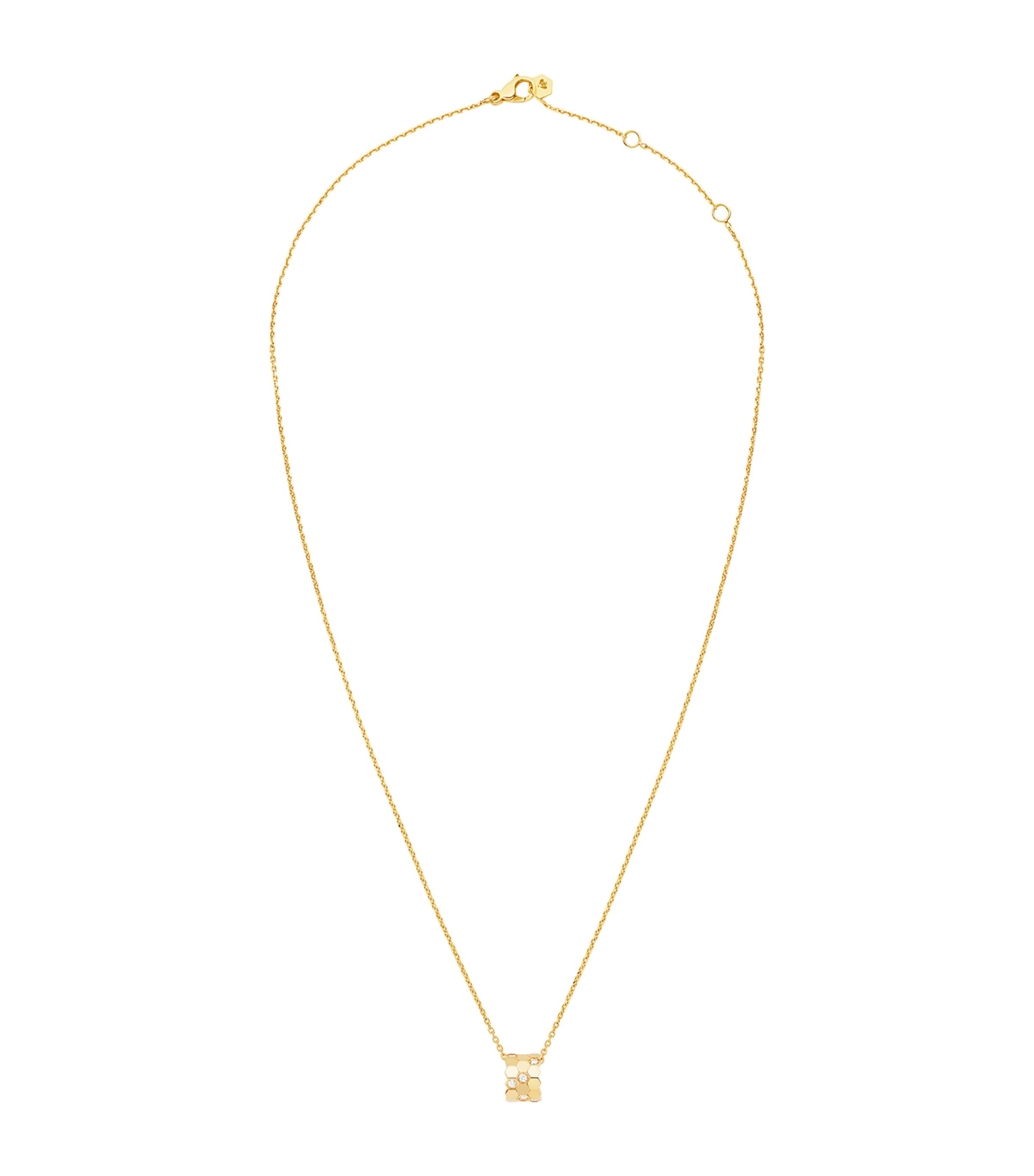 Chaumet Yellow Gold And Diamond Bee My Love Necklace
