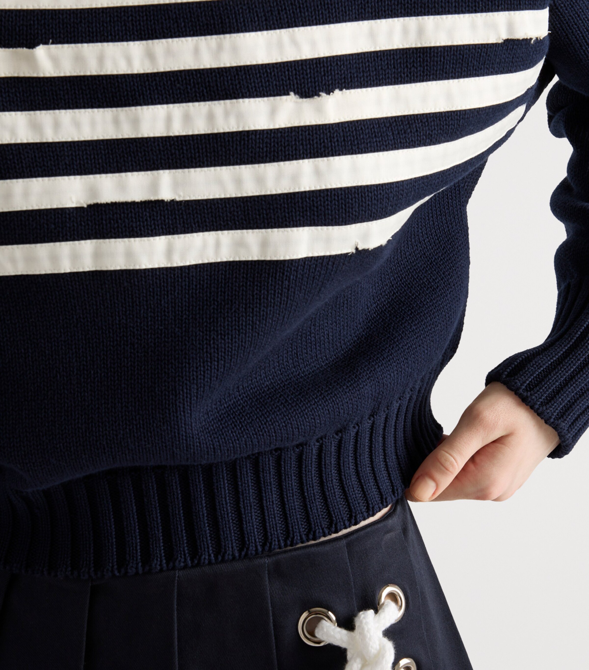 Cotton Oversized Sweater F022X Image 3