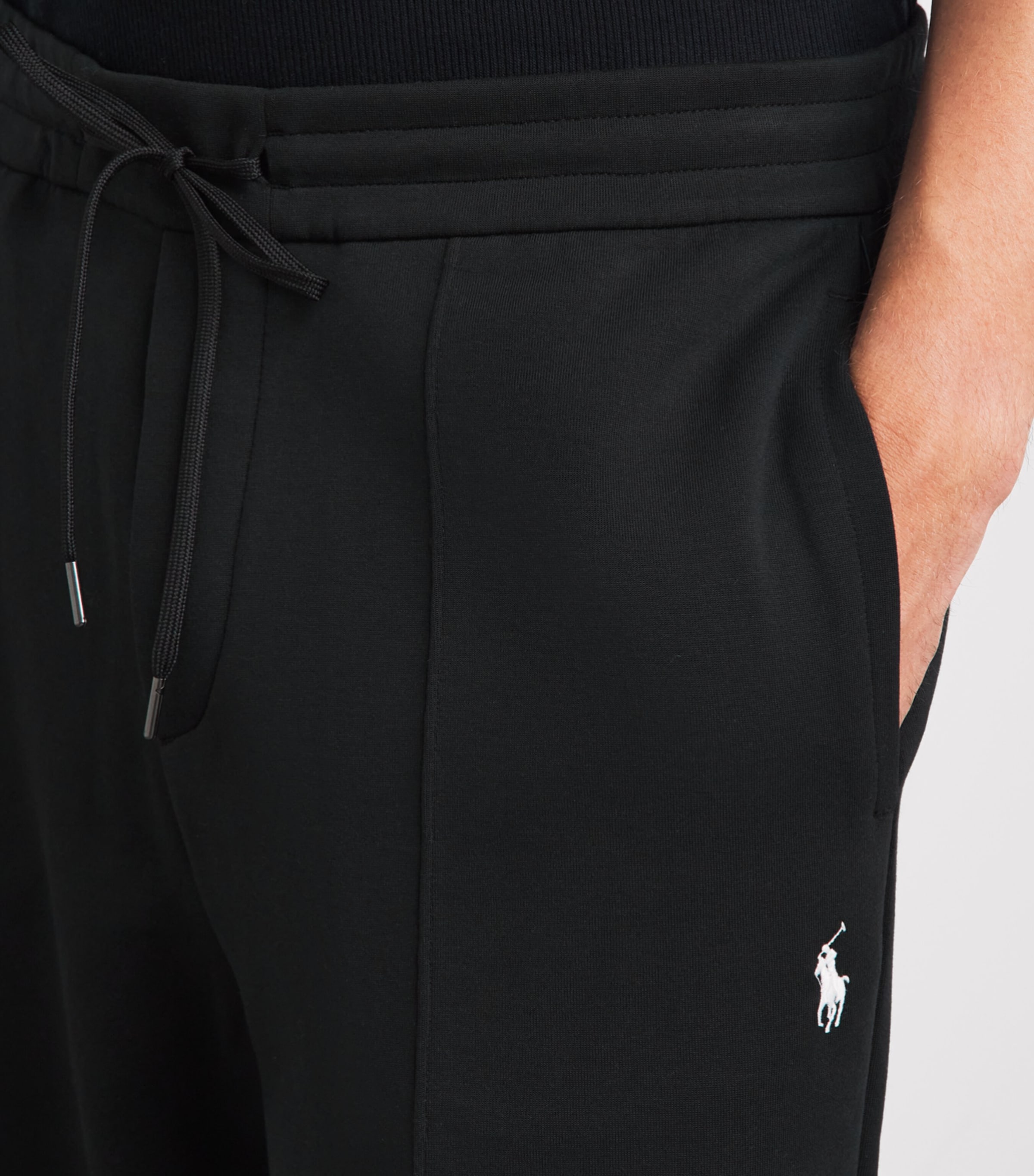 Polo Ralph Lauren Mens Pintuck Polo Pony Sweatpants Polo Black Image 3