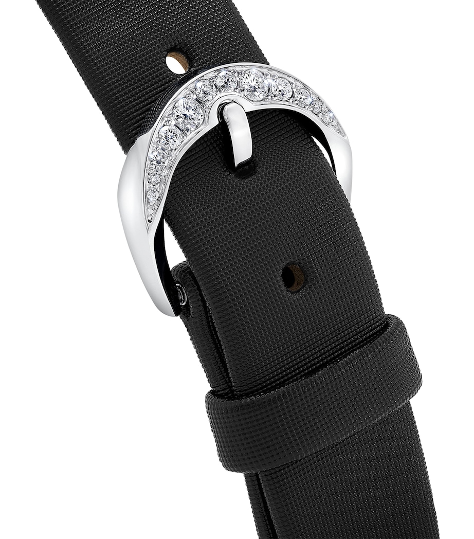 White Gold and Diamond Spiral Watch 23mm WHITE GOLD Image 4