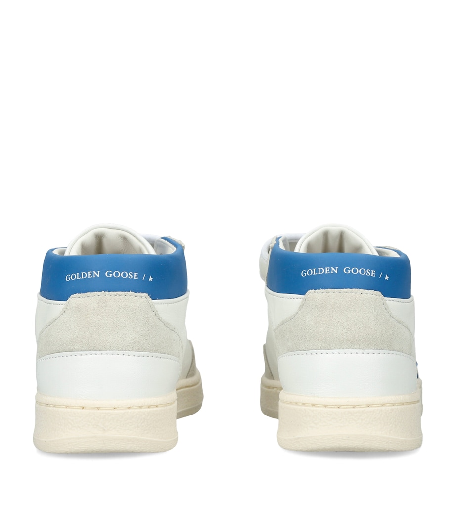 Golden Goose Leather June Sneakers Blue Other Image 4