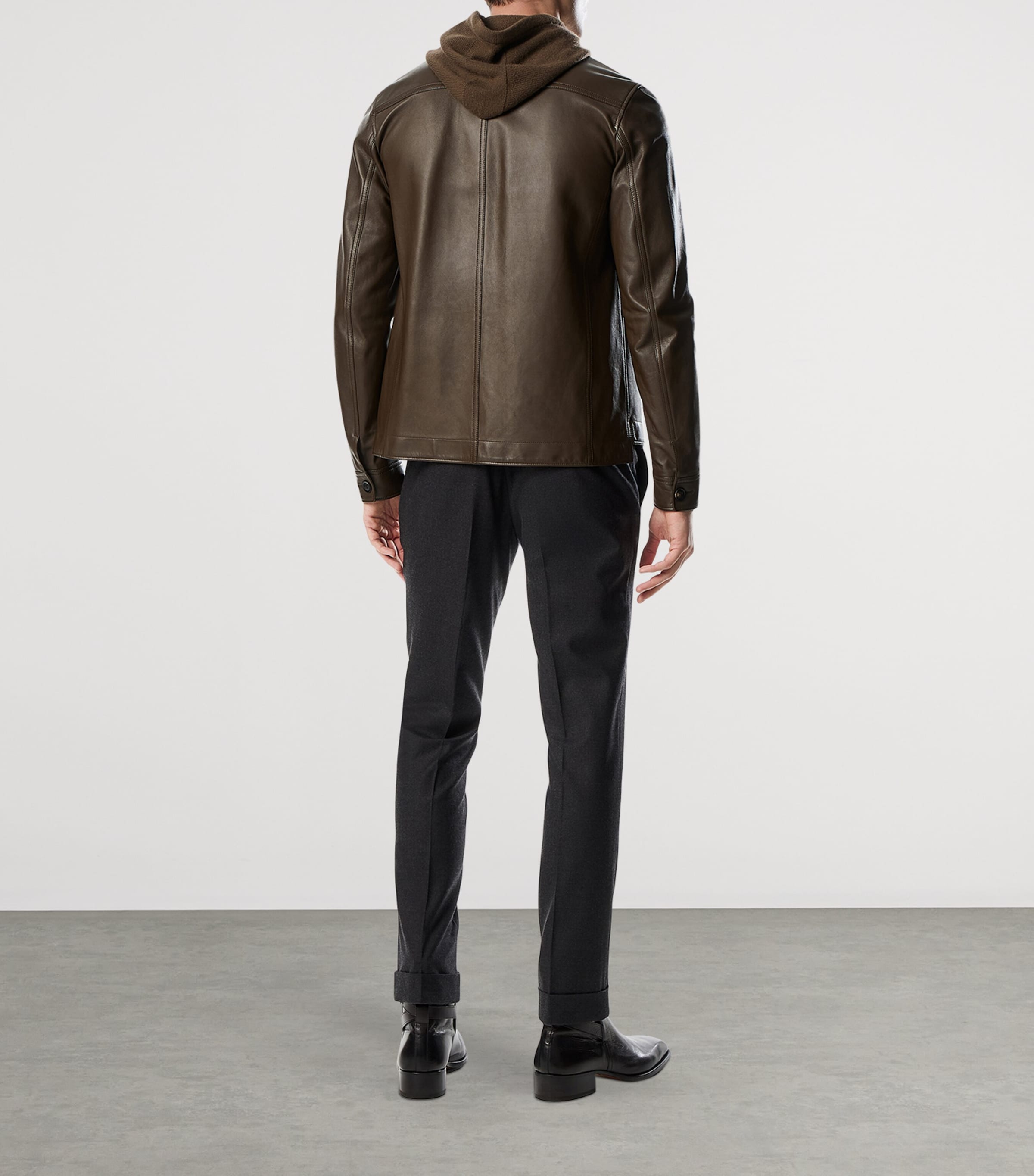 Lambskin Overshirt KB372 Image 3