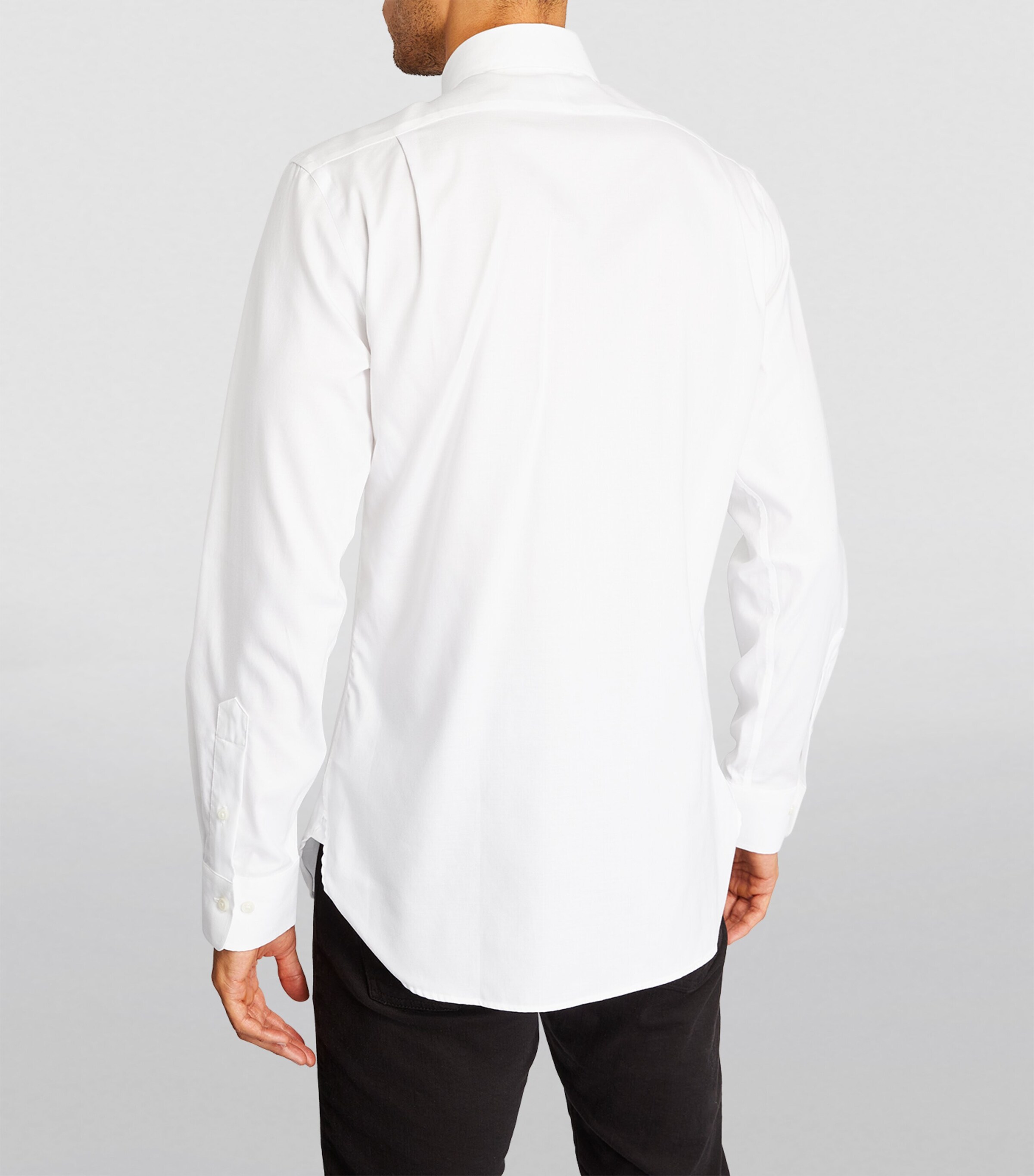 Polo Ralph Lauren Mens Cotton Polo Pony Shirt White Image 4