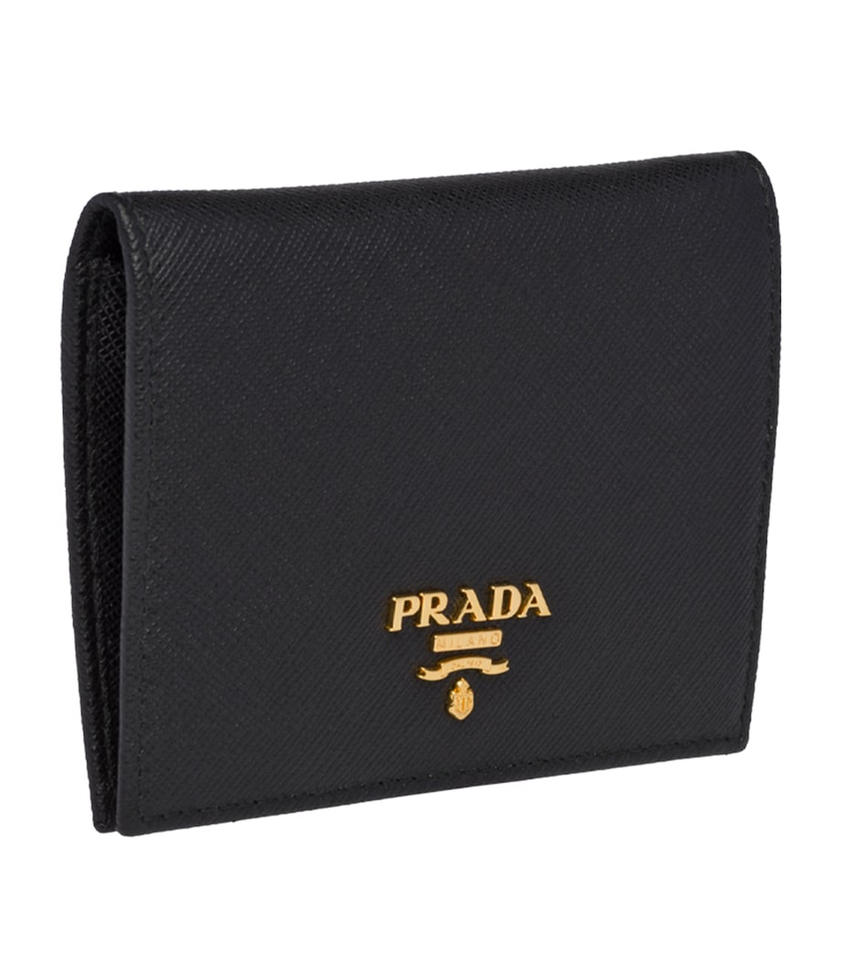 Small Saffiano Leather Bifold Wallet F0002 Image 3