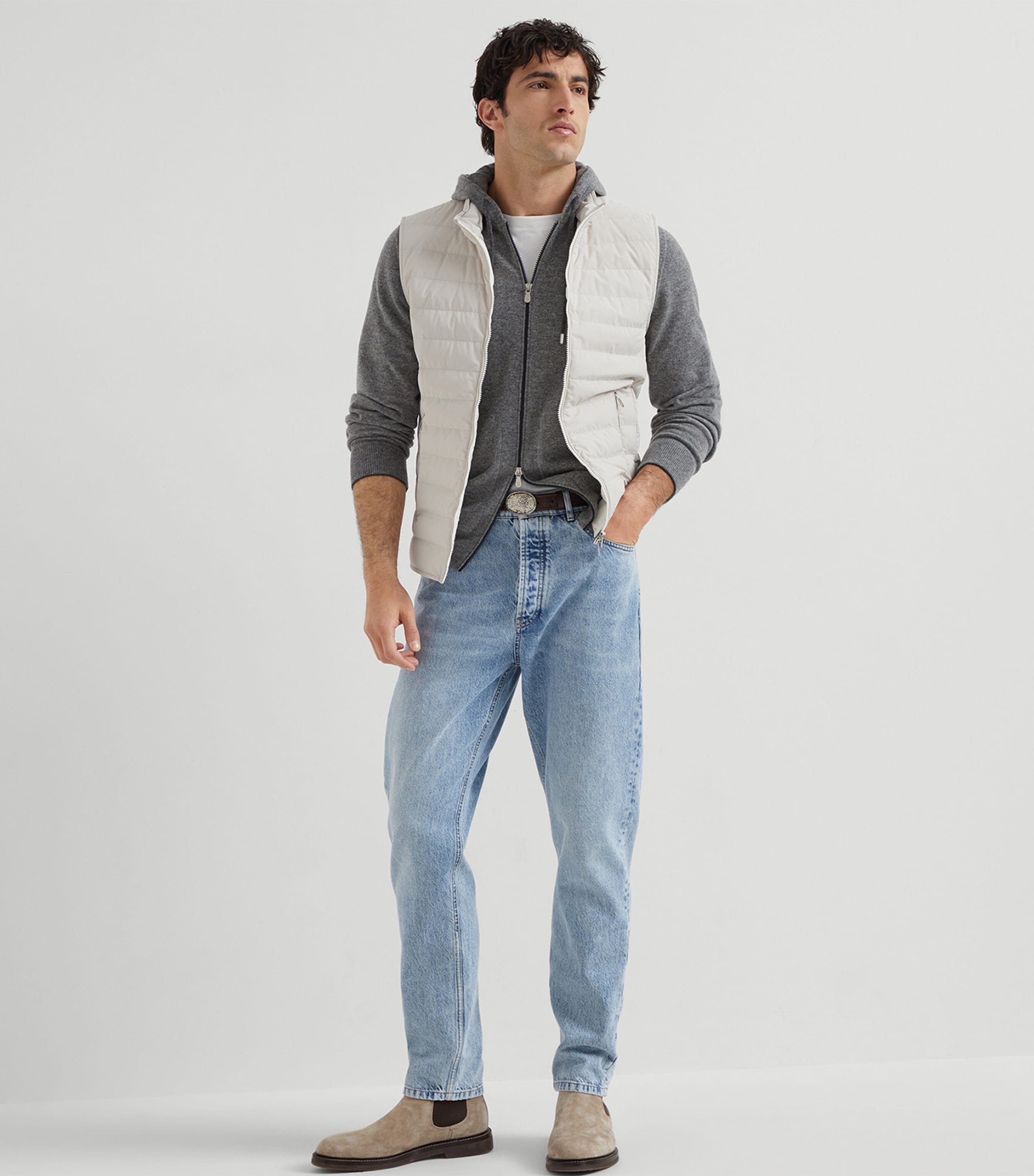 Cashmere Hooded Cardigan CG217 Image 4