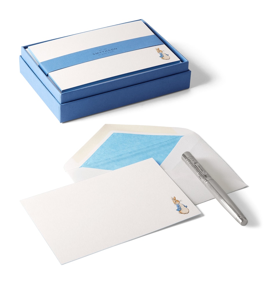 Smythson x Peter Rabbit Correspondence Cards (Set of 10) White Wove Image 3