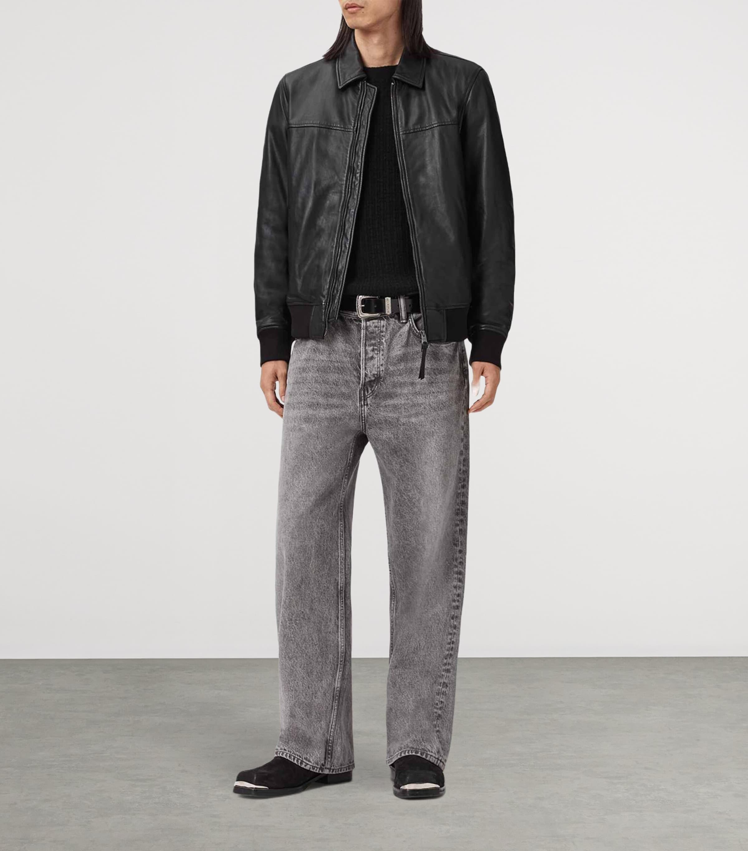 Rashford Leather Jacket BLACK Image 2