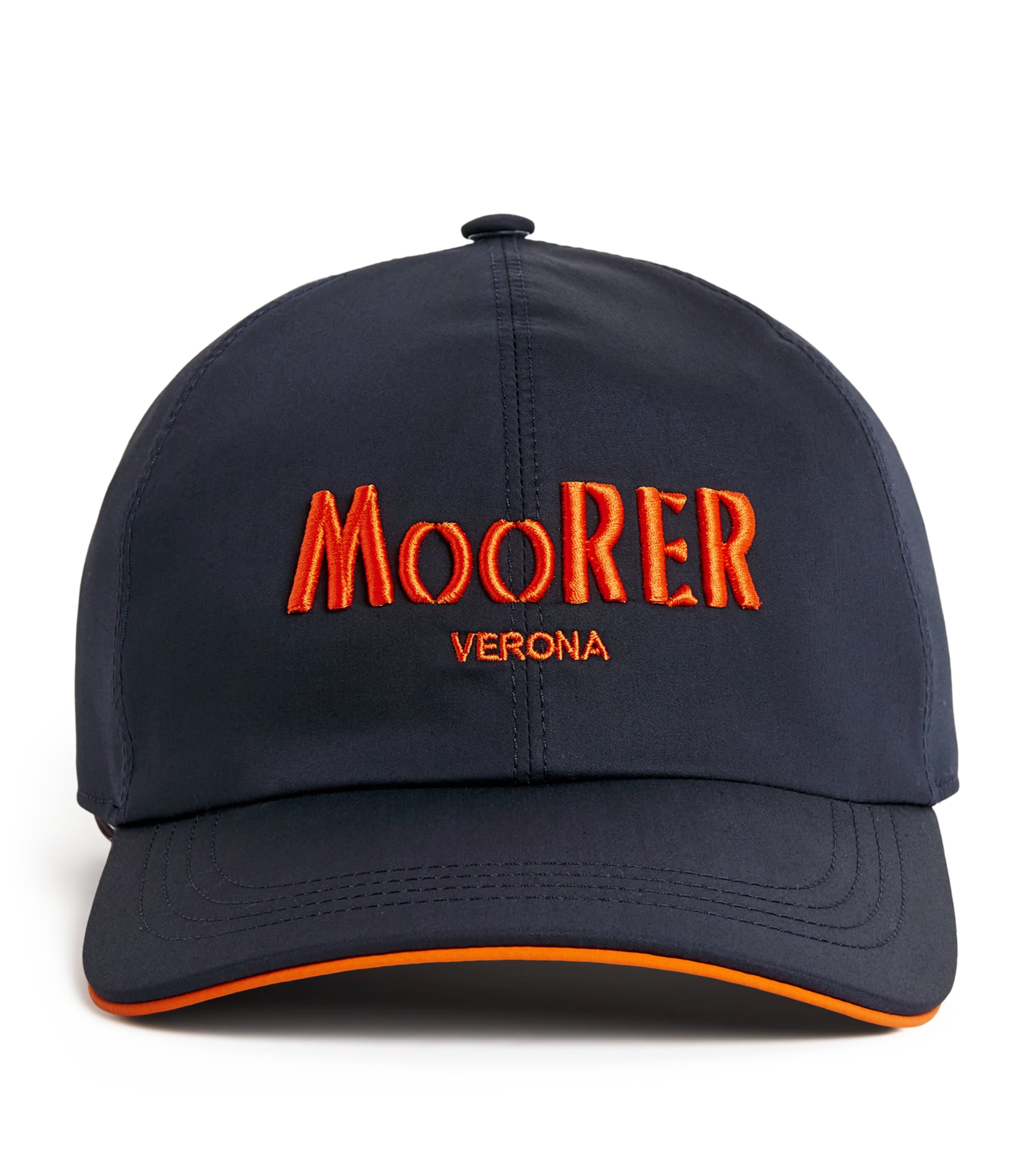 Moorer Robison Baseball Cap In Blue