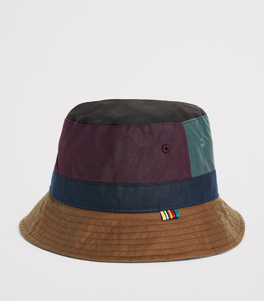 x Paul Smith Cotton Waxed Bucket Hat MULTI Image 2