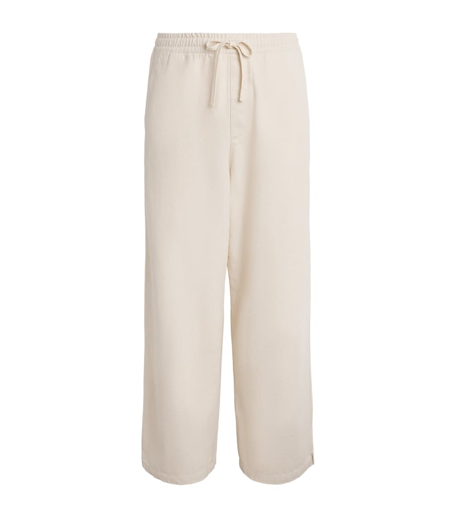 A.P.C. Mens Cotton Drawstring Trousers Aac Off White Image 1