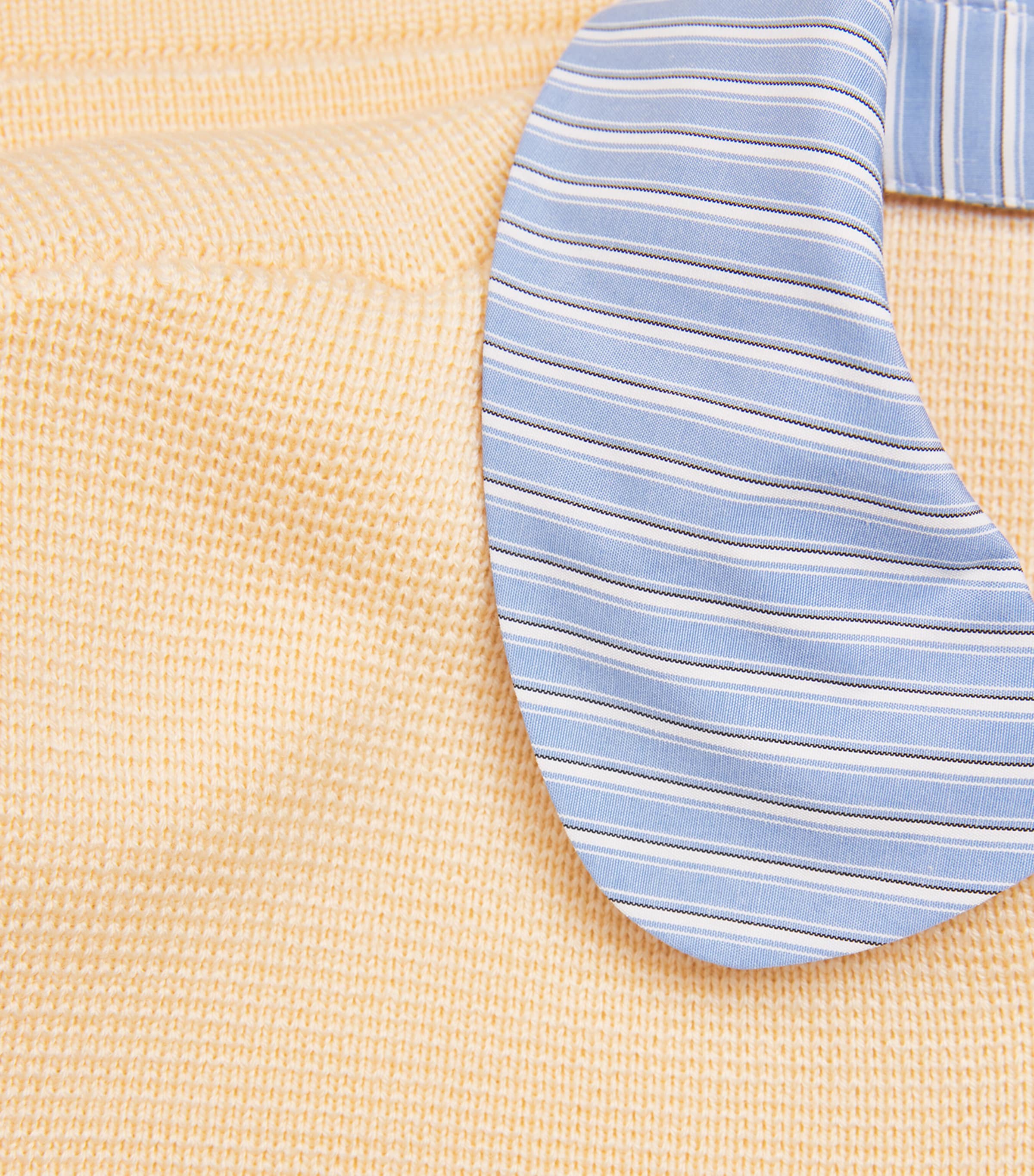 Cropped Collared Knitted Cardigan ECRU Image 5