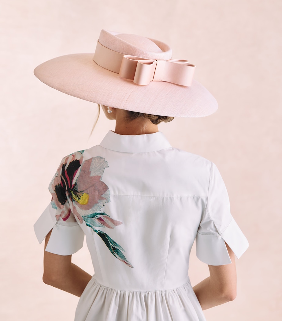 EMILY-LONDON Straw Donna Hat Light Pink Image 4