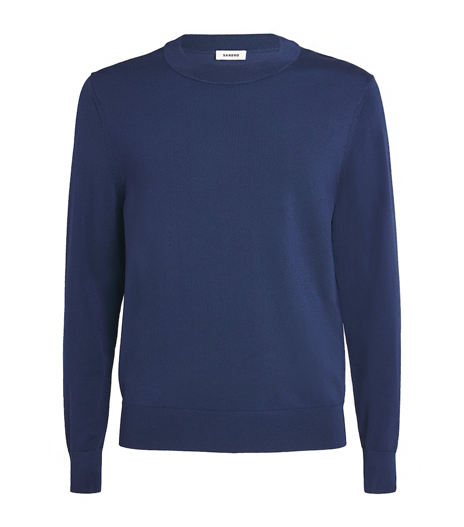 Knitted Sweatshirt ROYAL BLUE Image 1