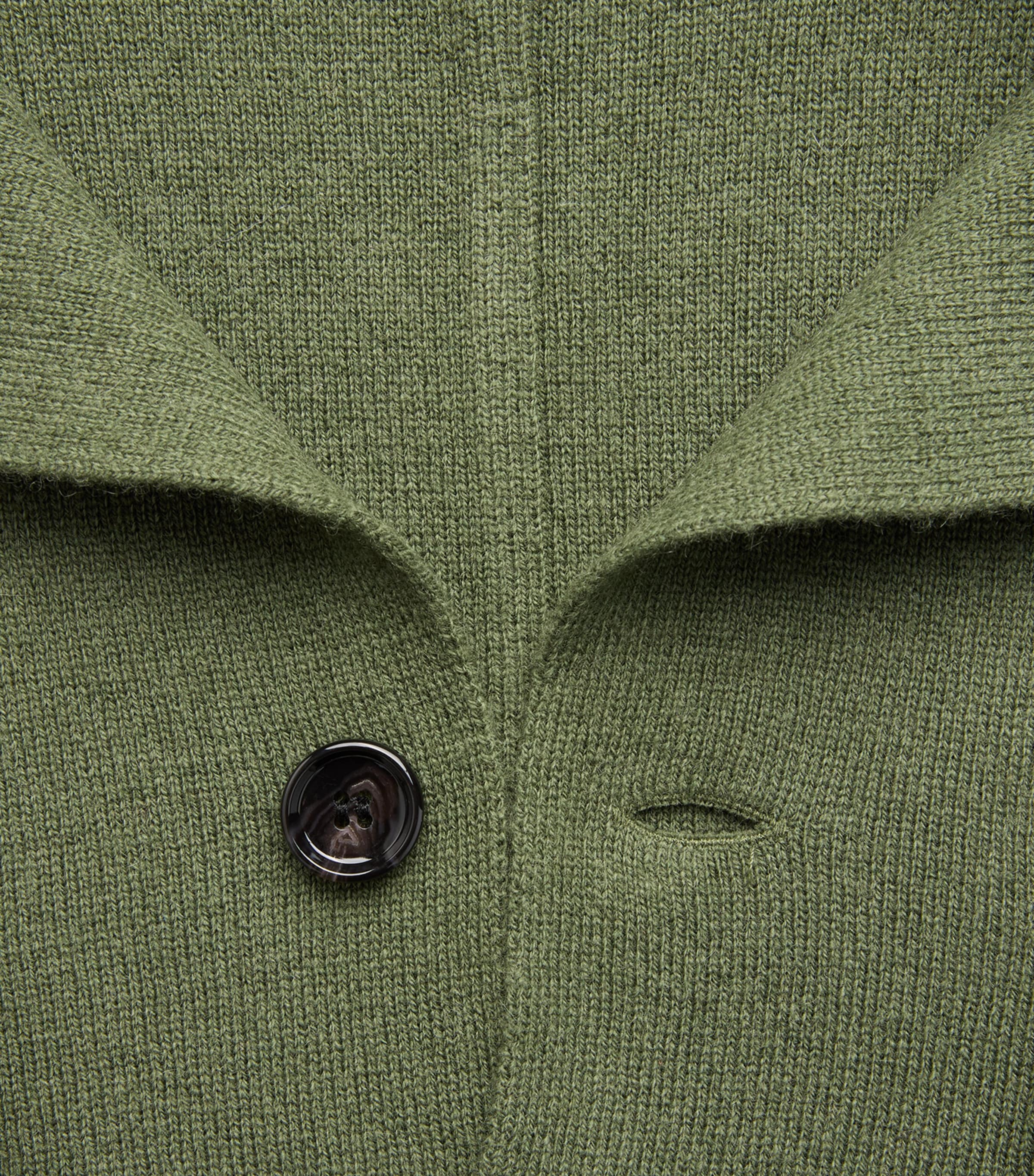 Allude Mens Virgin Wool-Cashmere Overshirt Image 6