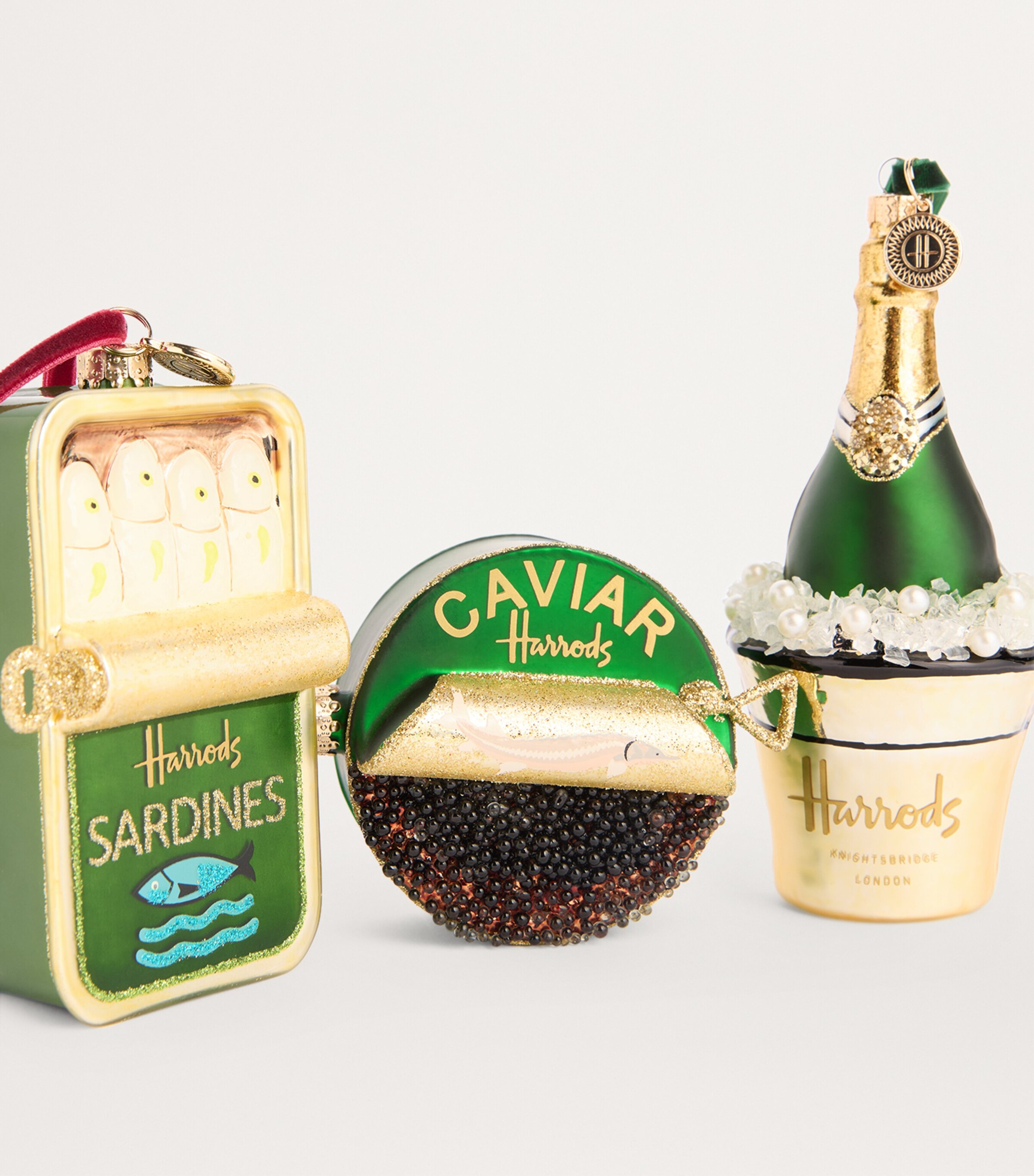 Harrods Great Harrods Feast Ornament Bundle (Set of 3) | Harrods US