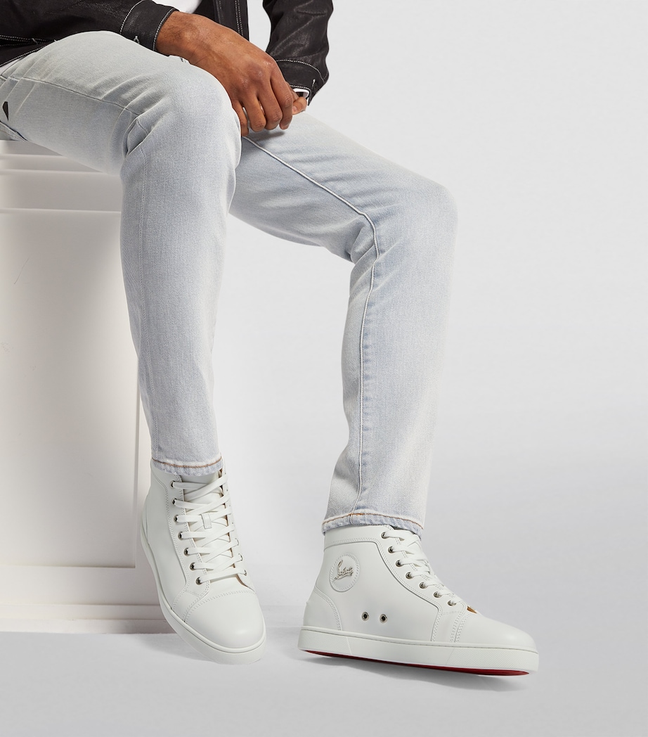 Louis Leather High-Top Sneakers WH01 Image 2