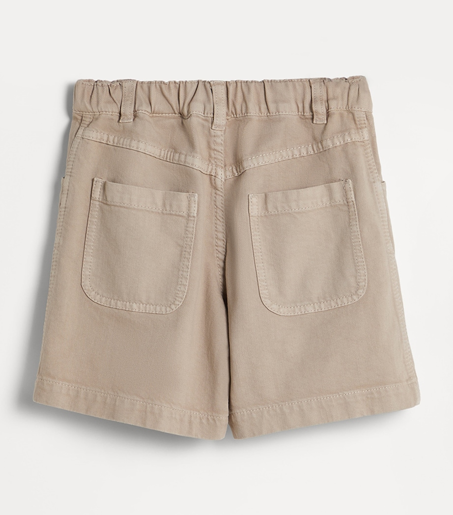 Brunello Cucinelli Kids Garment-Dyed Bermuda Shorts (4-6 Years) Image 2