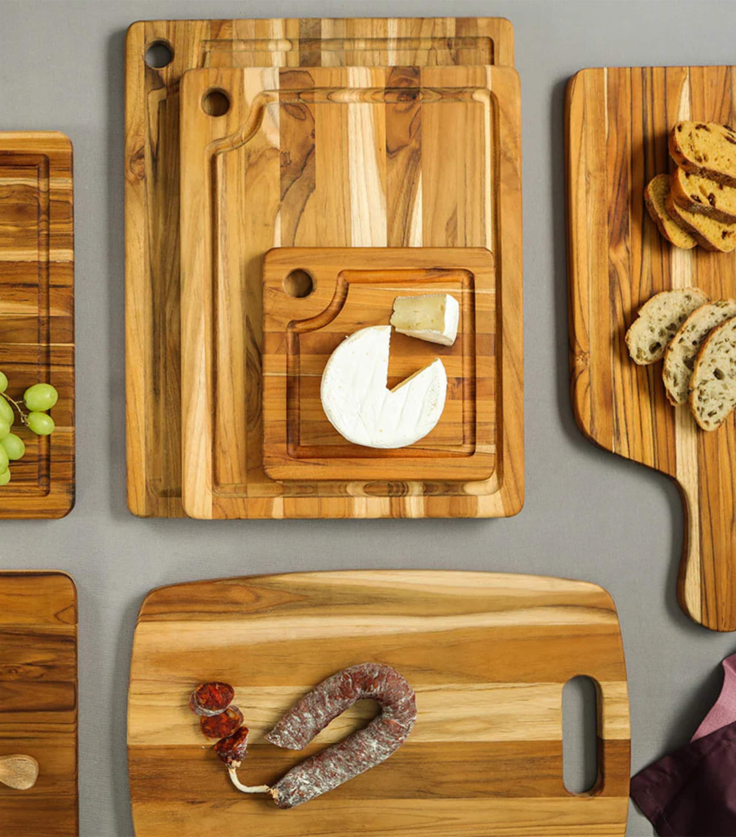TeakHaus Large Marine Cutting Board (46cm x 36cm) Wood Image 2