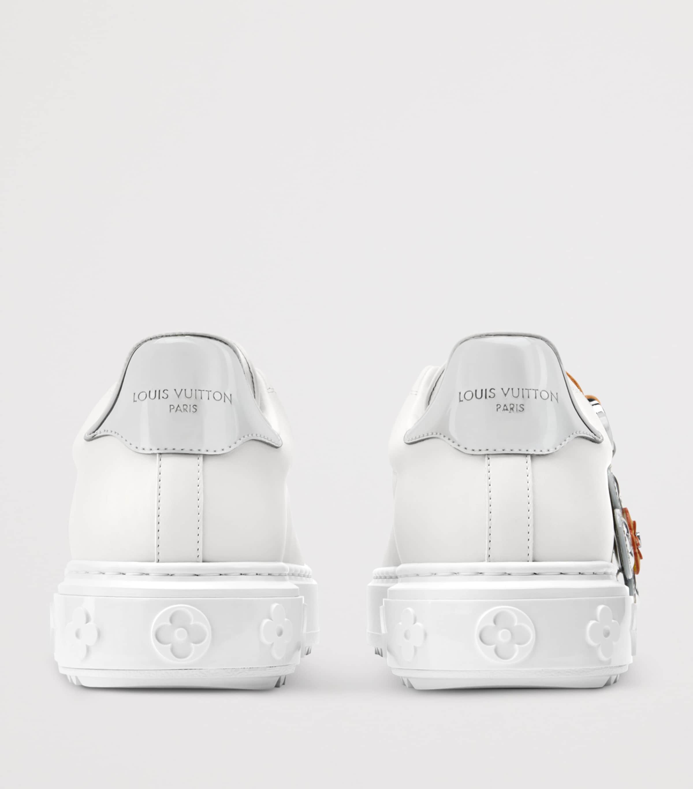 Leather Time Out Sneakers WHITE Image 5