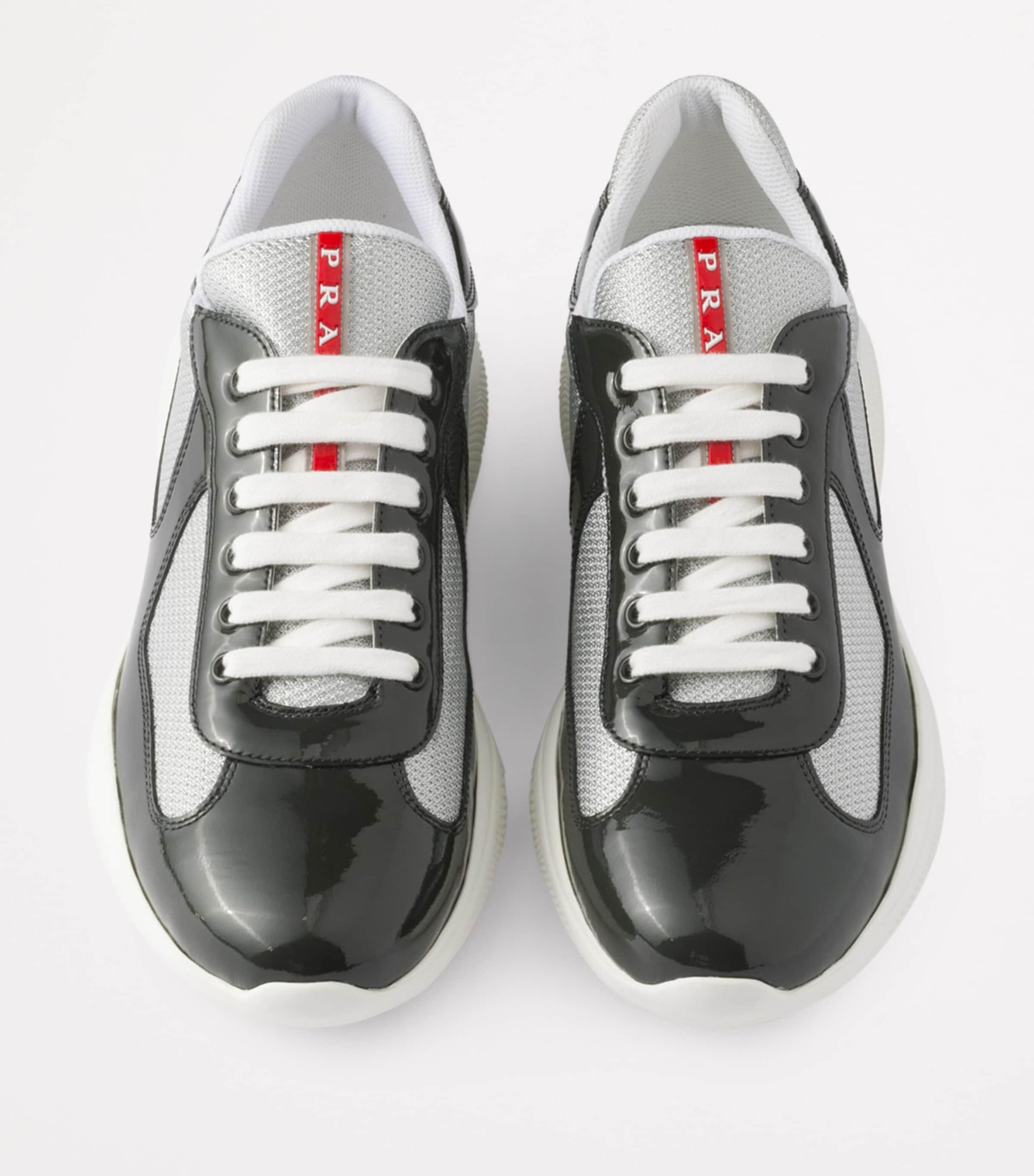 Patent Leather-Blend America's Cup Sneakers F0X8Y Image 3