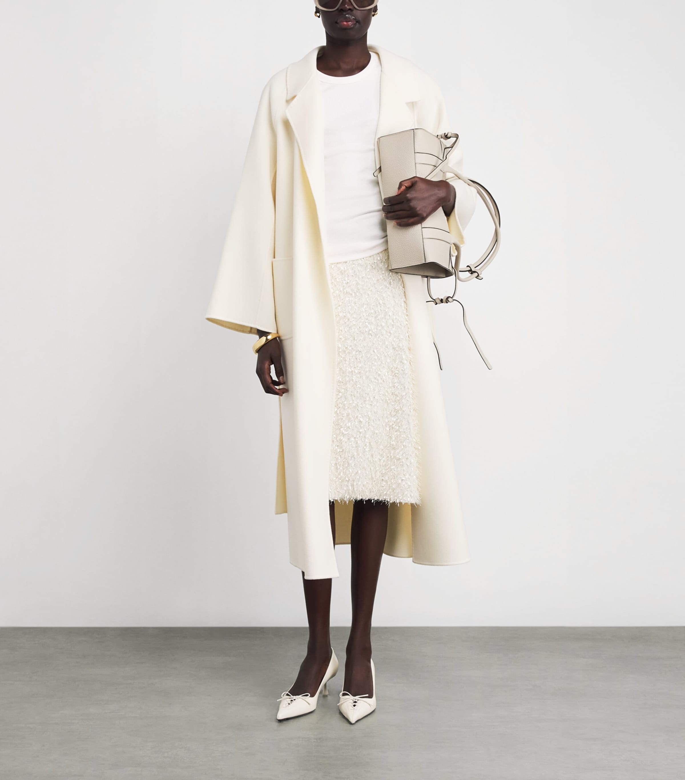 Stretch-Cotton Yeux Tank Top WHITE Image 2