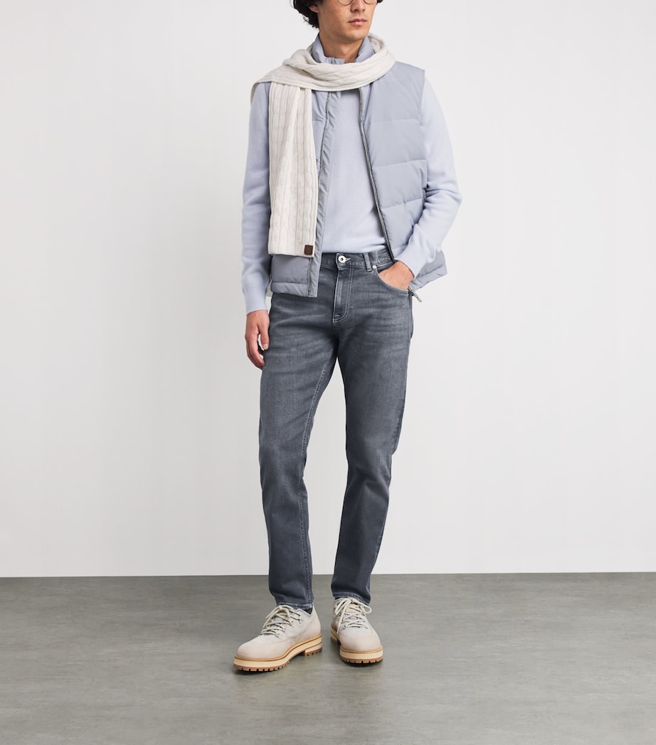 Straight Jeans GRIGIO CHIARO MELANG Image 2