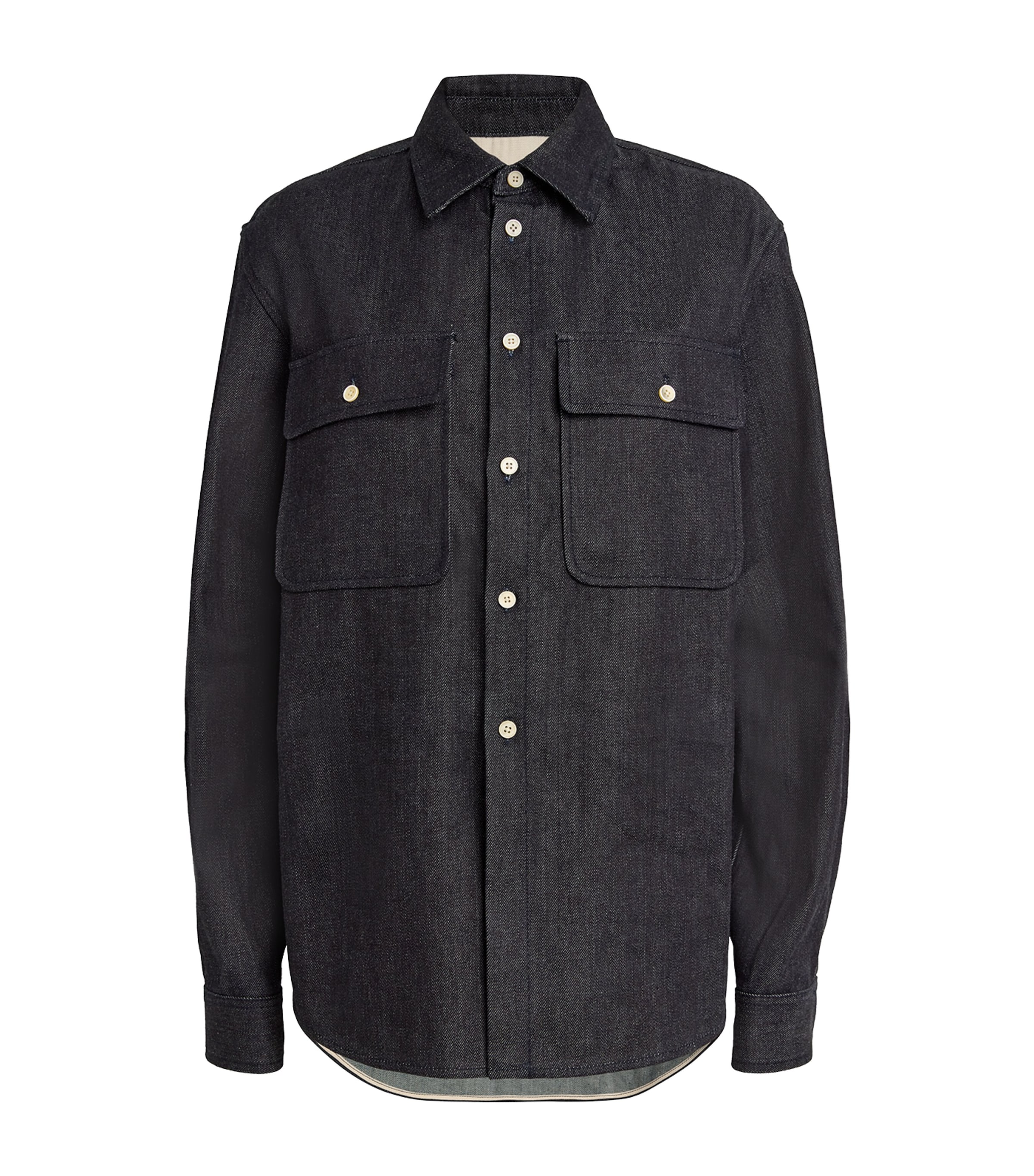 Jil Sander Denim Shirt In Blue