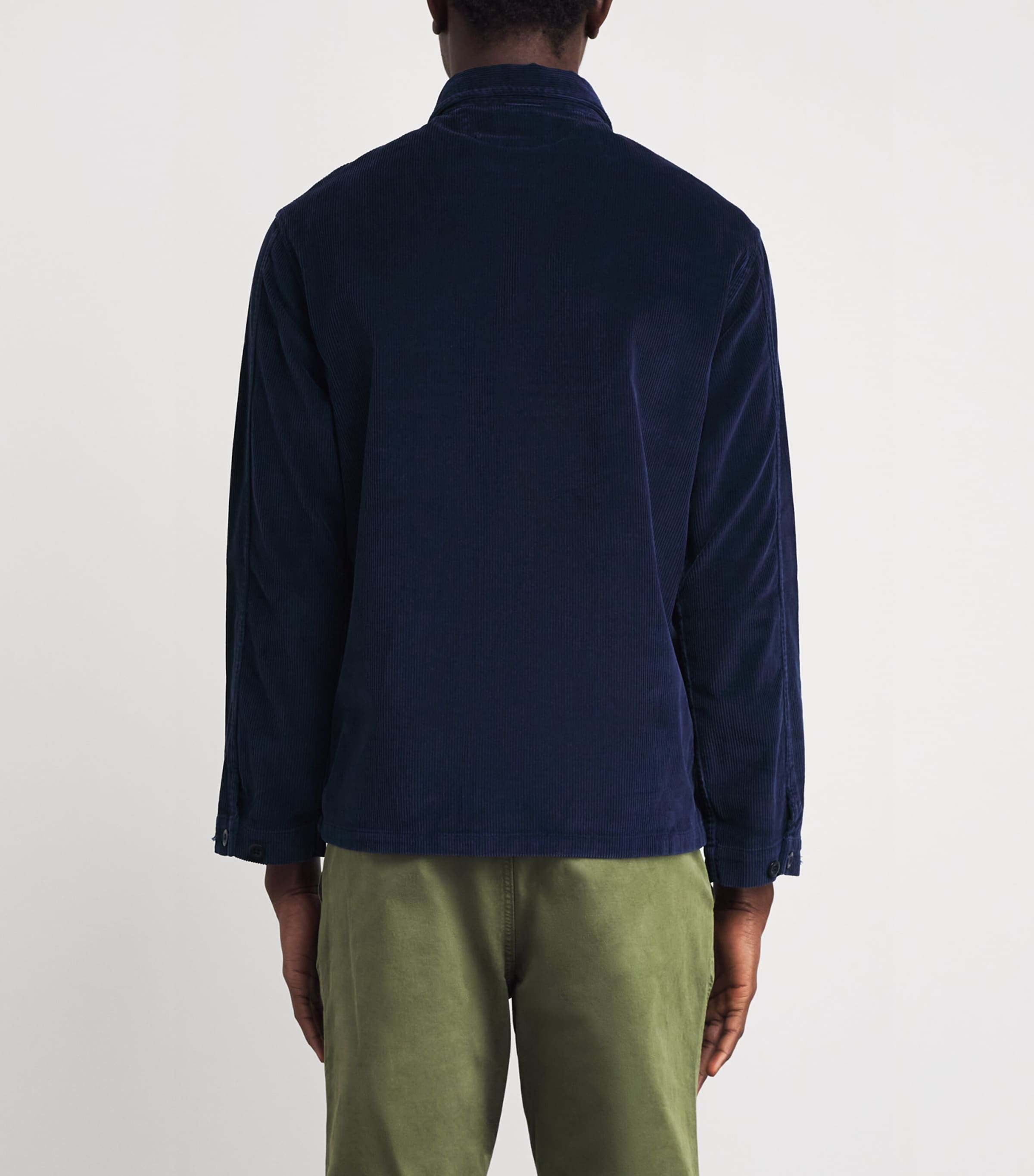 Corduroy Overshirt NAVY Image 4