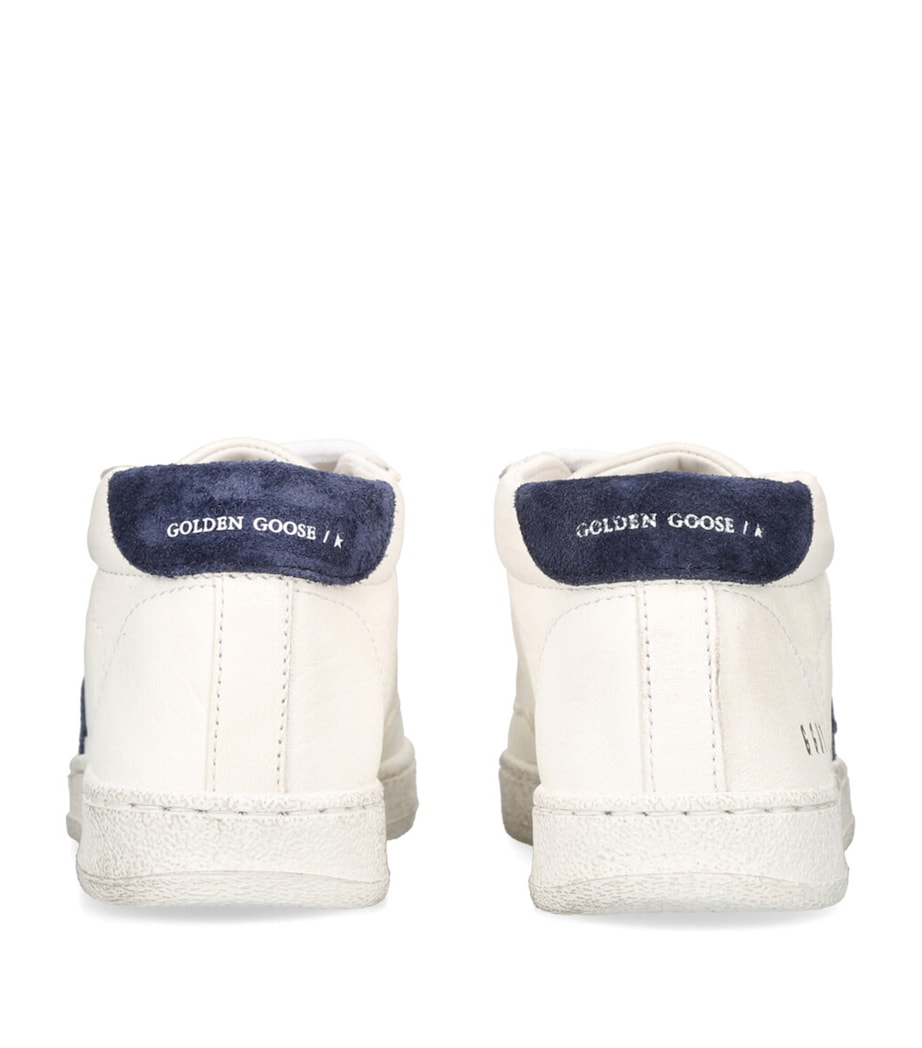 Leather June Sneakers WHITE/NAVY Image 2