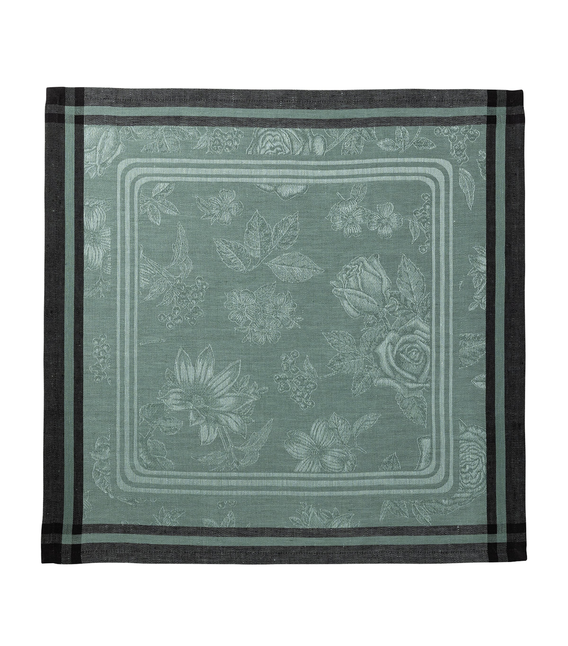 Linen Romance Napkin GREEN Image 1